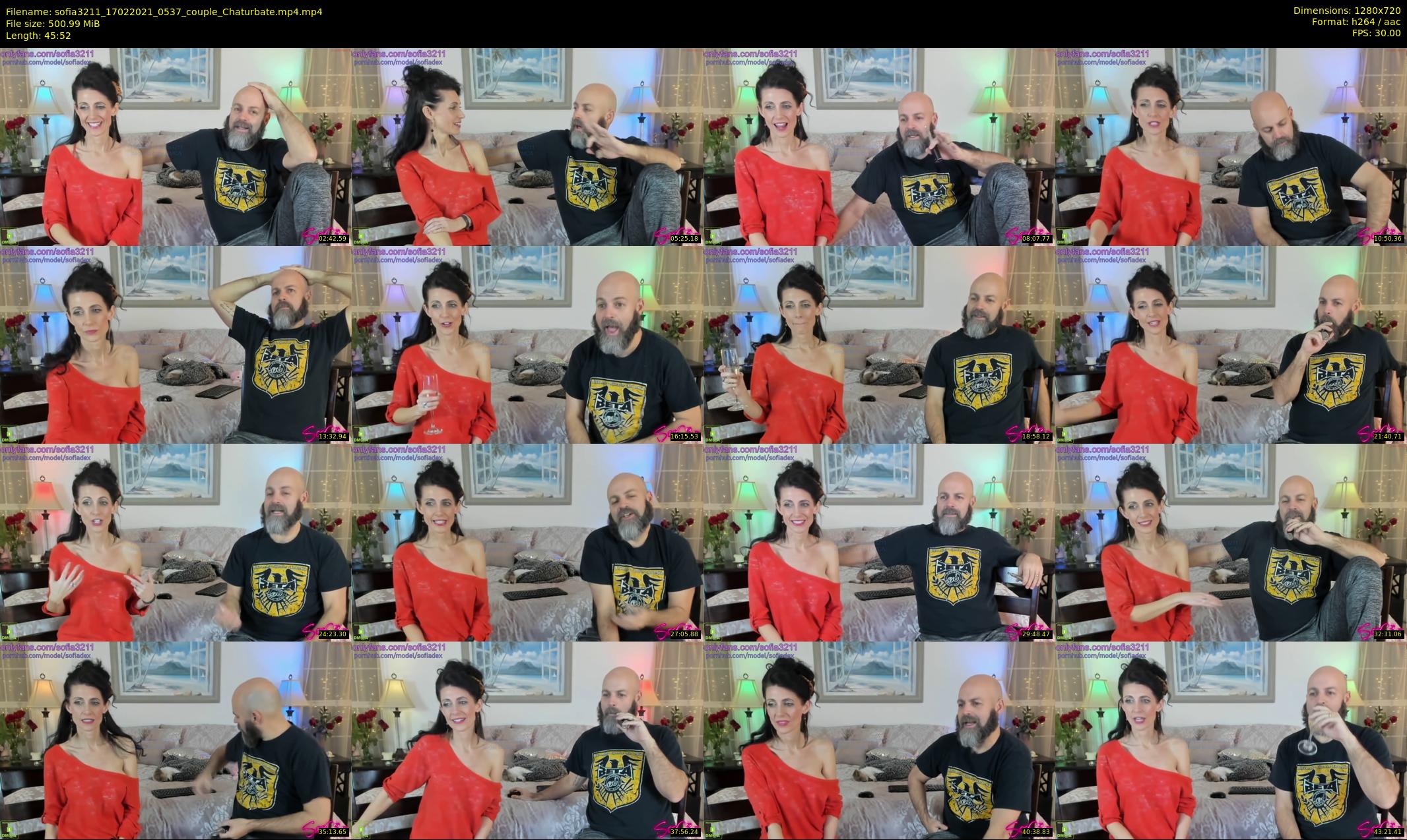 sofia3211 — 46 minute Chaturbate couple cam show recording, 720p, Feb 17, 2021