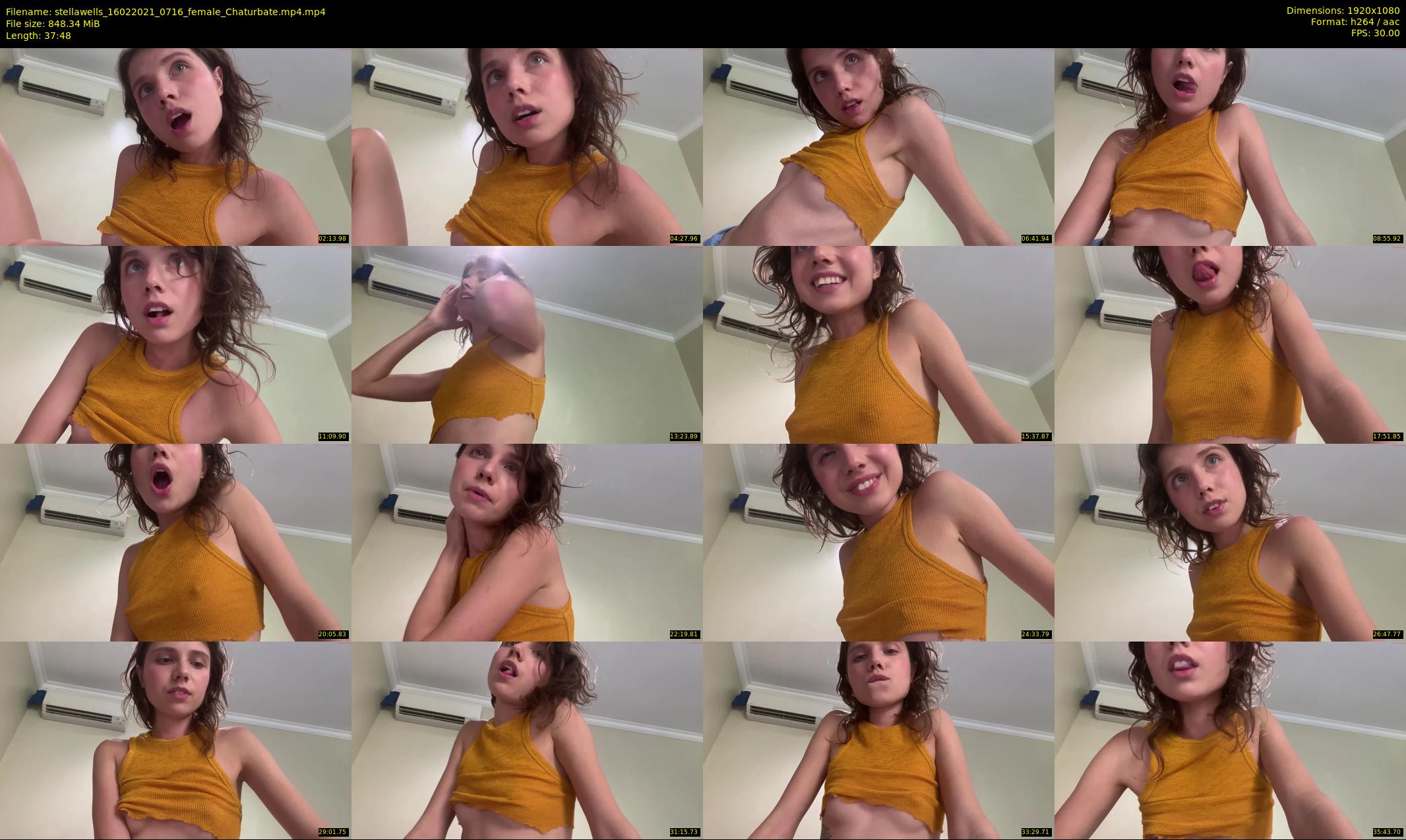 stellawells — 38 minute Chaturbate female cam show recording, 1080p, Feb 16, 2021