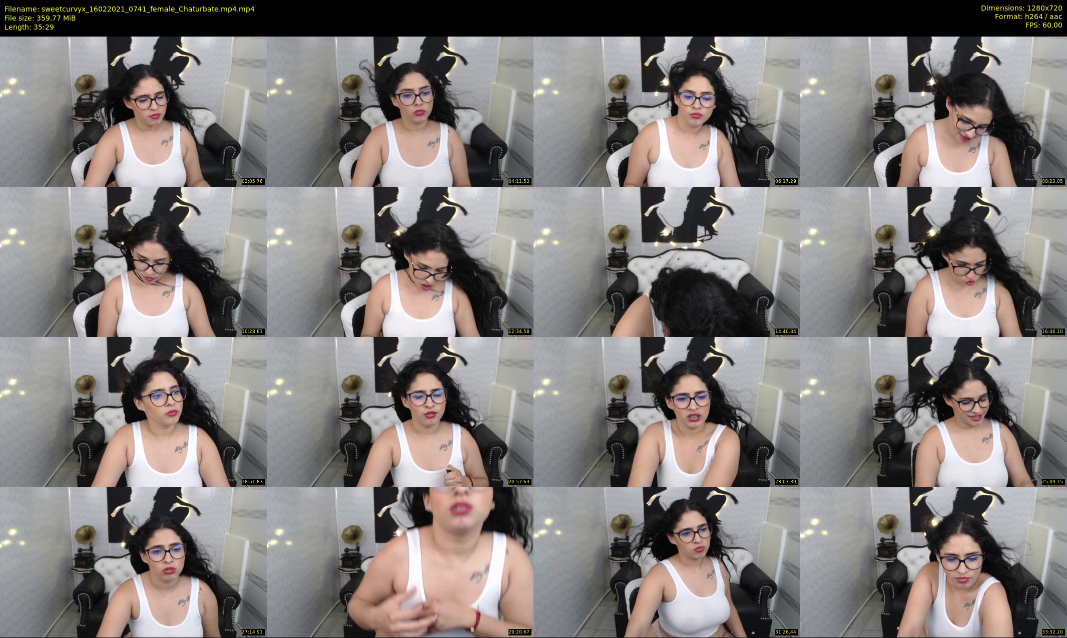 sweetcurvyx — 36 minute Chaturbate couple cam show recording, 720p, Feb 16, 2021