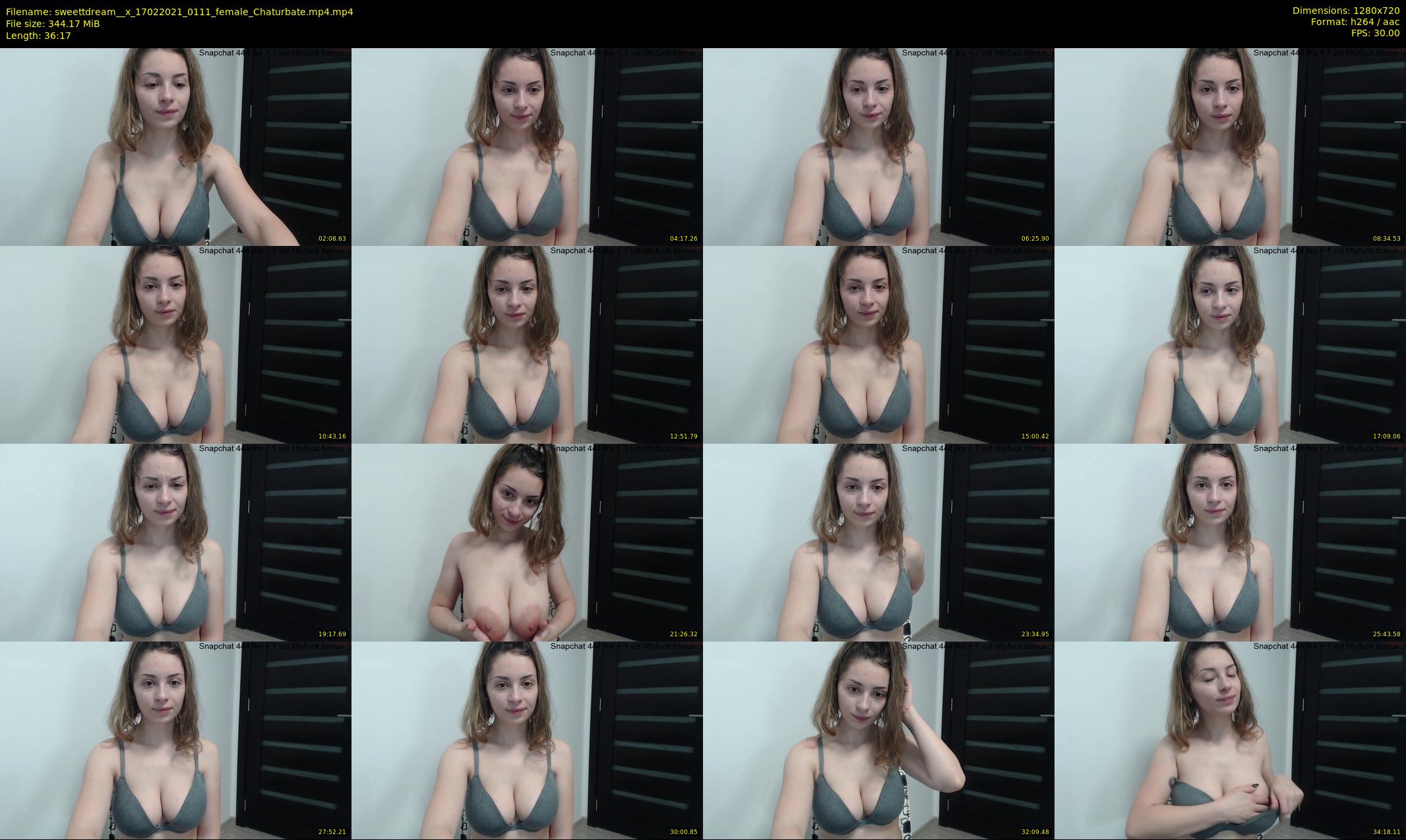 sweettdream__x — 37 minute Chaturbate female cam show recording, 720p, Feb 17, 2021