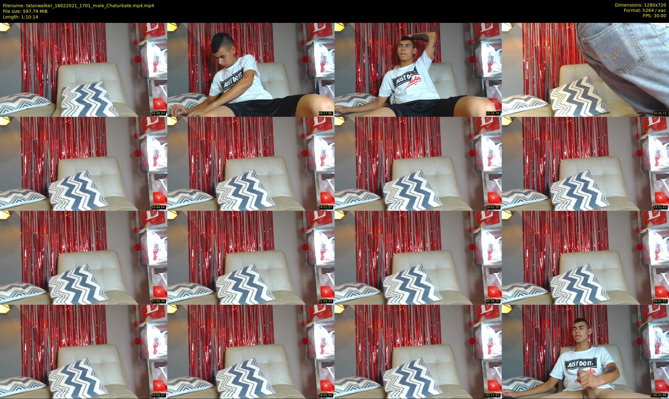 tatanwalker — 71 minute Chaturbate male cam show recording, 720p, Feb 16, 2021