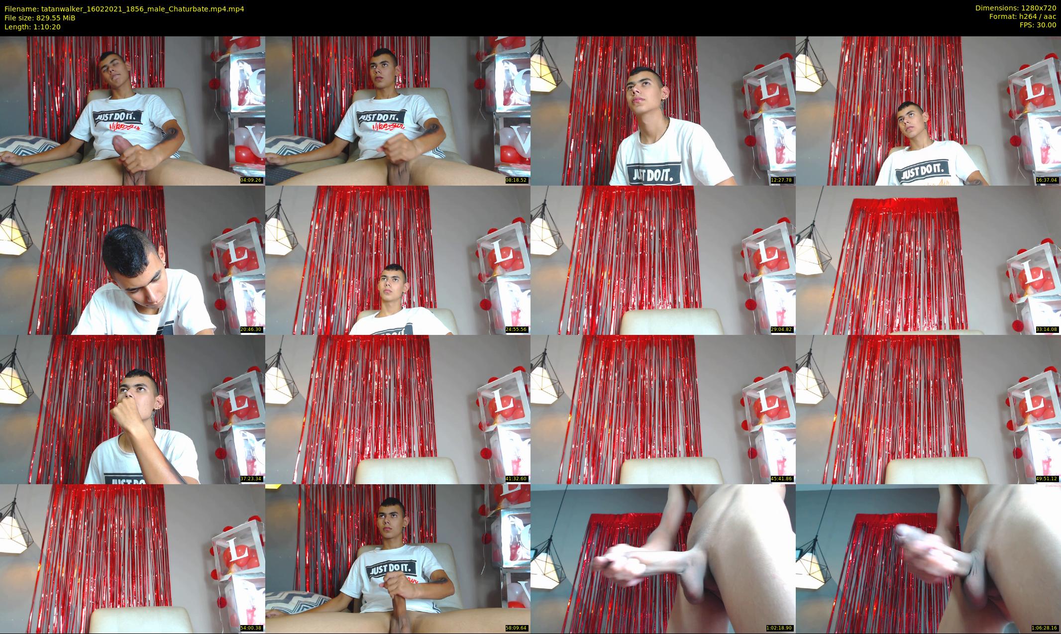 tatanwalker — 71 minute Chaturbate male cam show recording, 720p, Feb 16, 2021