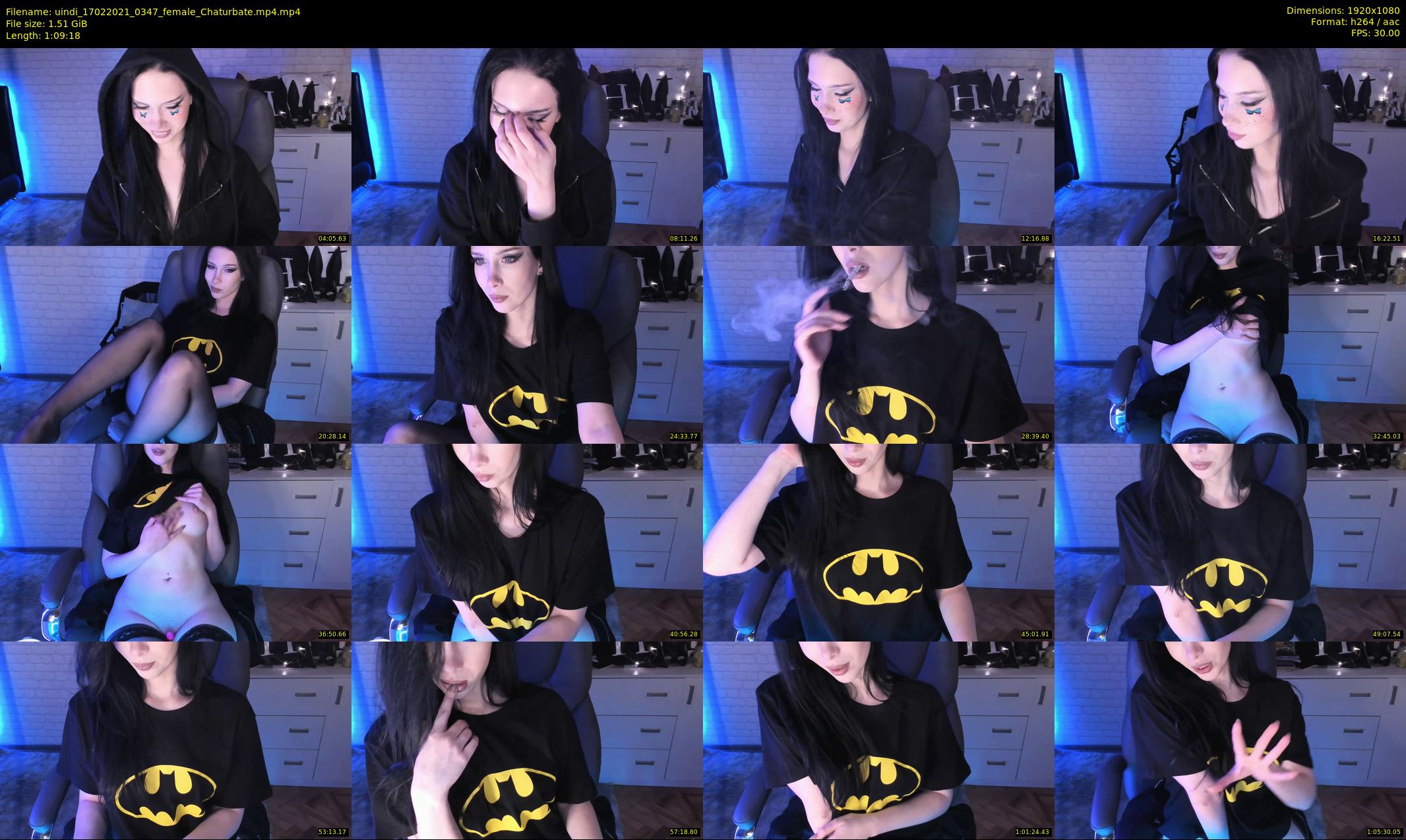 uindi — 70 minute Chaturbate female cam show recording, 1080p, Feb 17, 2021