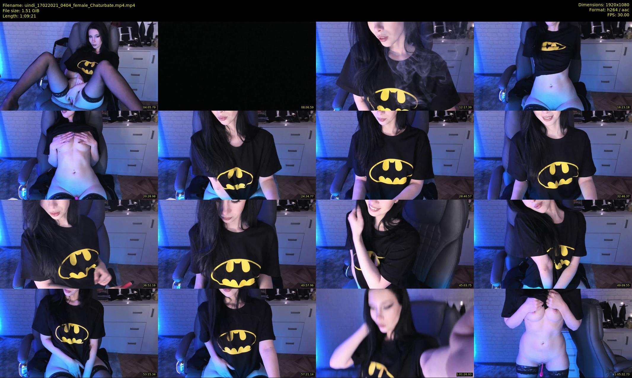 uindi — 70 minute Chaturbate female cam show recording, 1080p, Feb 17, 2021