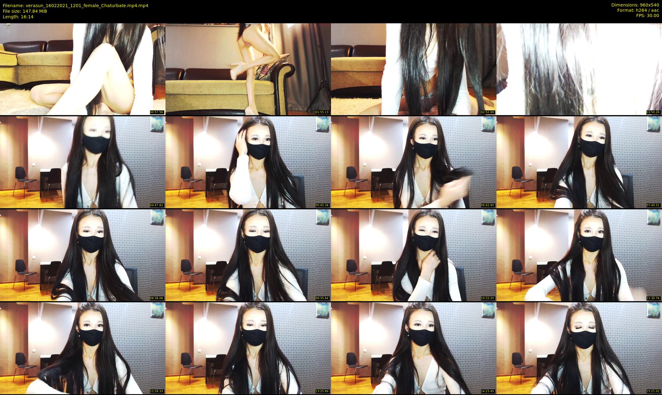 verasun — 17 minute Chaturbate female cam show recording, 480p, Feb 16, 2021