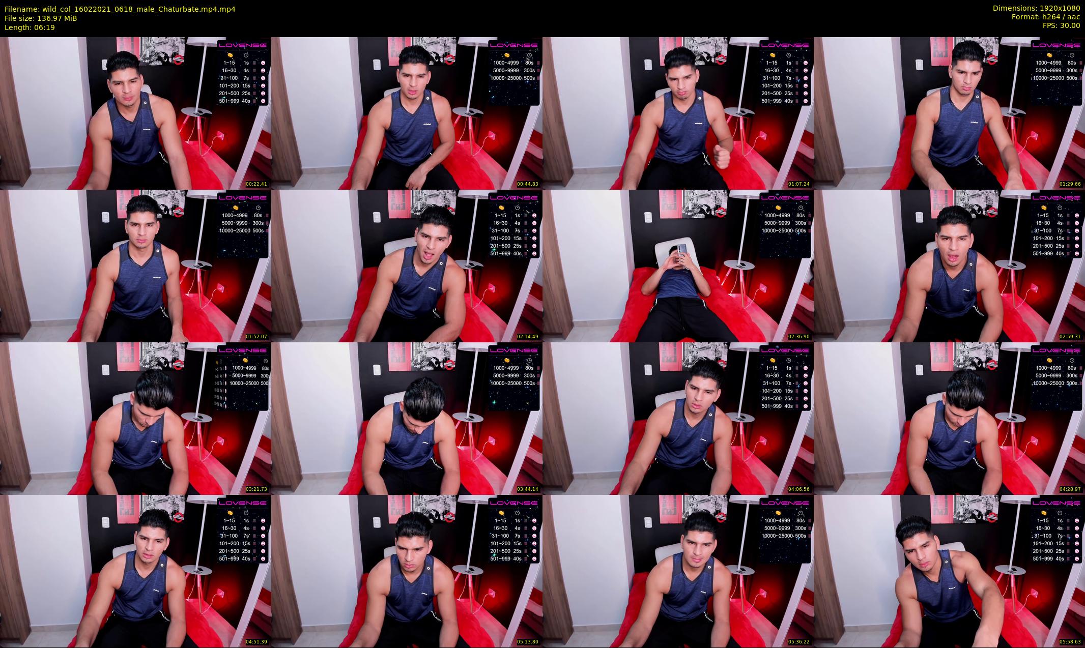 wild_col — 7 minute Chaturbate male cam show recording, 1080p, Feb 16, 2021