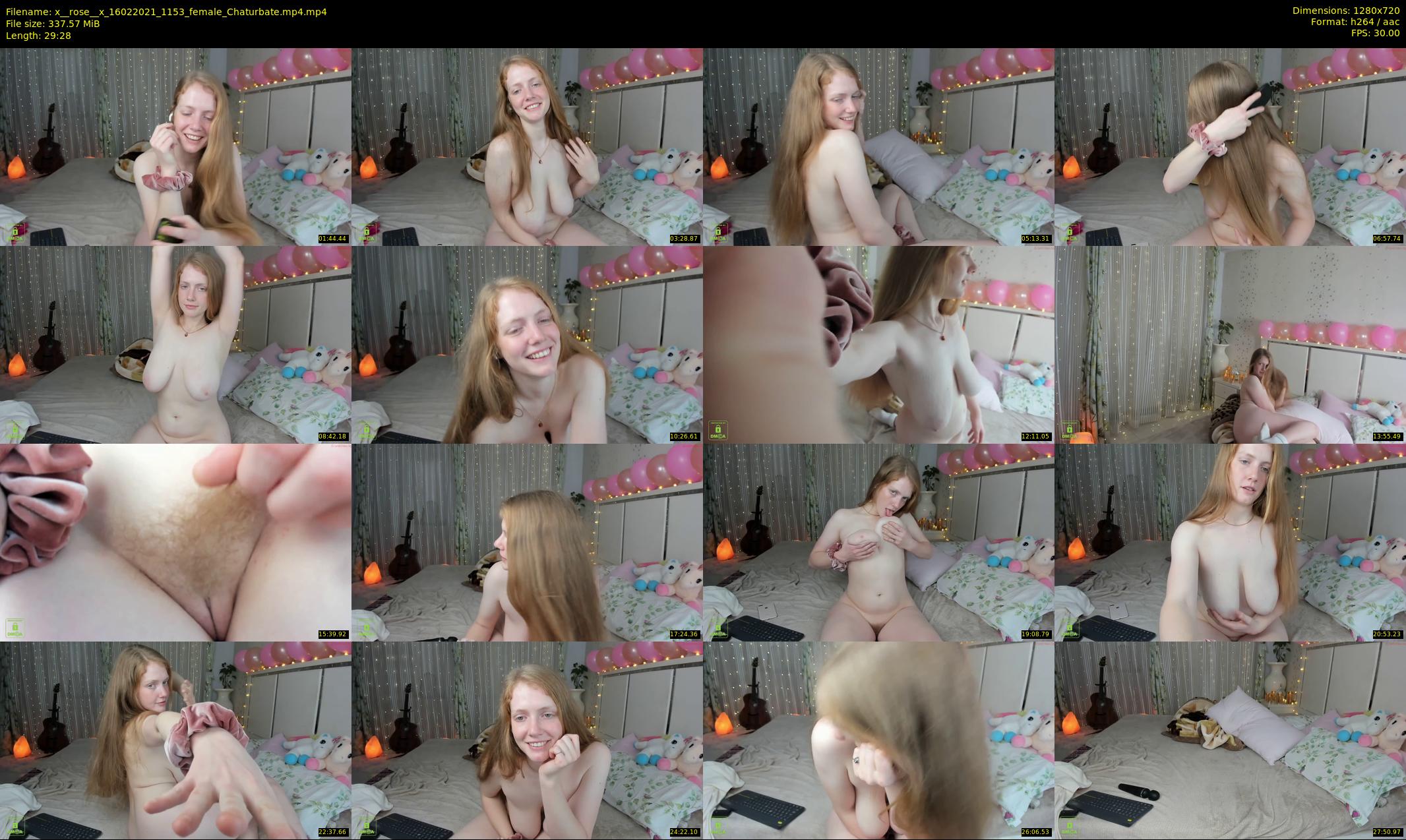 x__rose__x — 30 minute Chaturbate female cam show recording, 720p, Feb 16, 2021