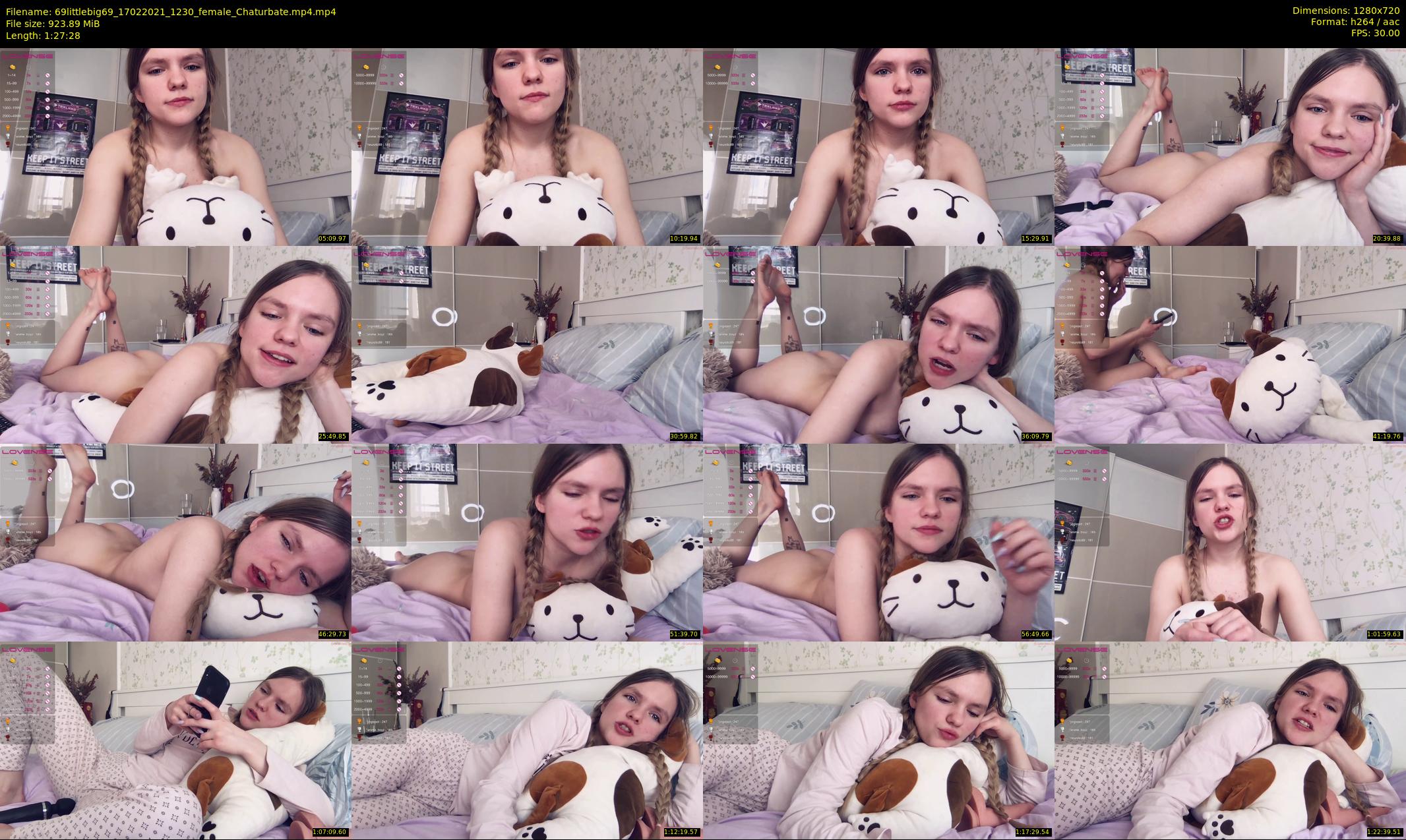 69littlebig69 — 88 minute Chaturbate couple cam show recording, 720p, Feb 17, 2021