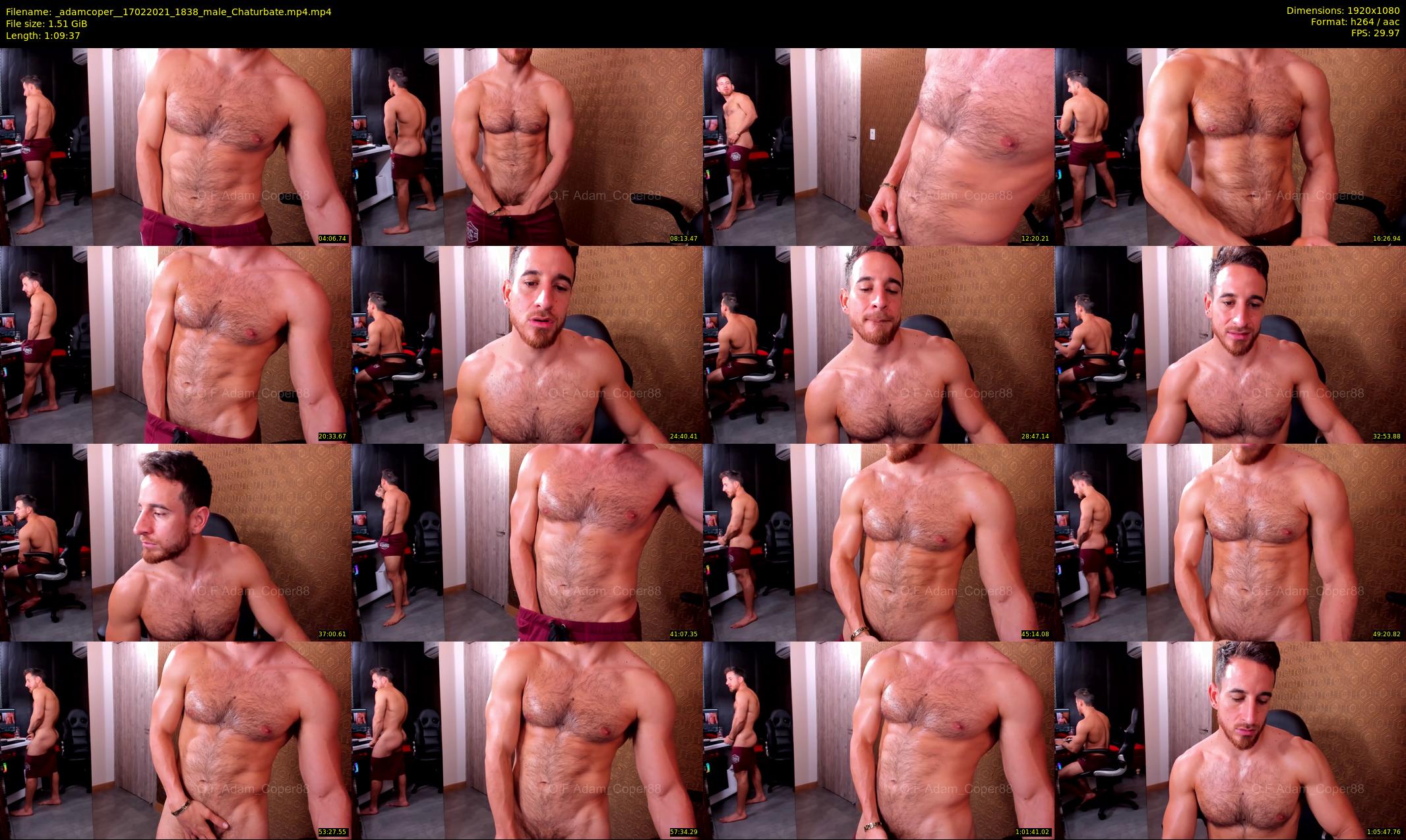 _adamcoper_ — 70 minute Chaturbate male cam show recording, 1080p, Feb 17, 2021
