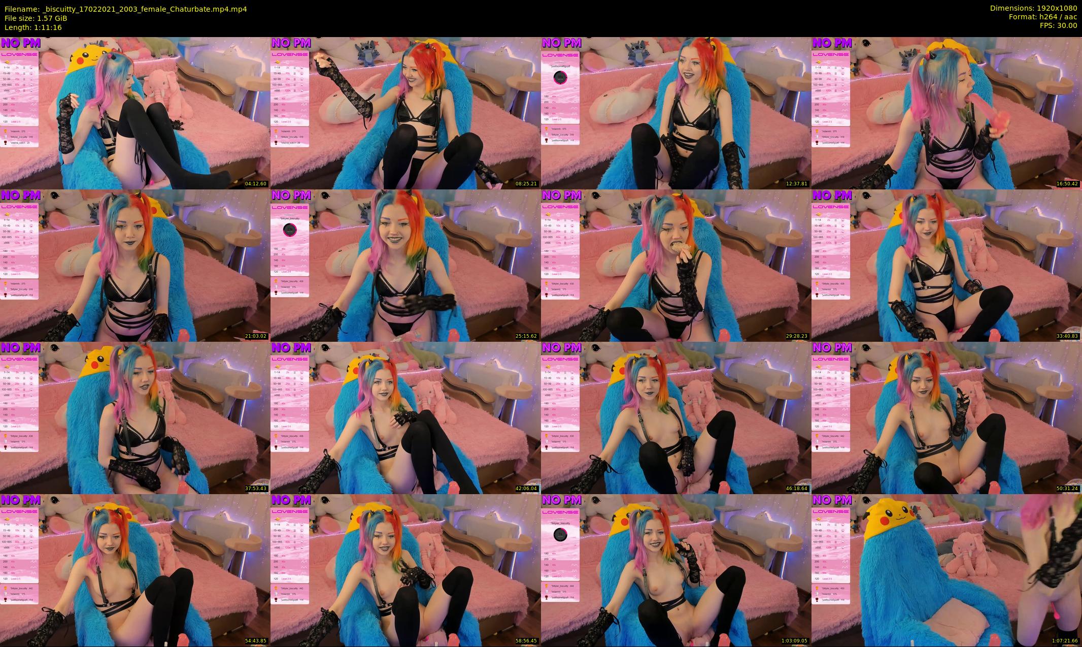 _biscuitty — 72 minute Chaturbate female cam show recording, 1080p, Feb 17, 2021