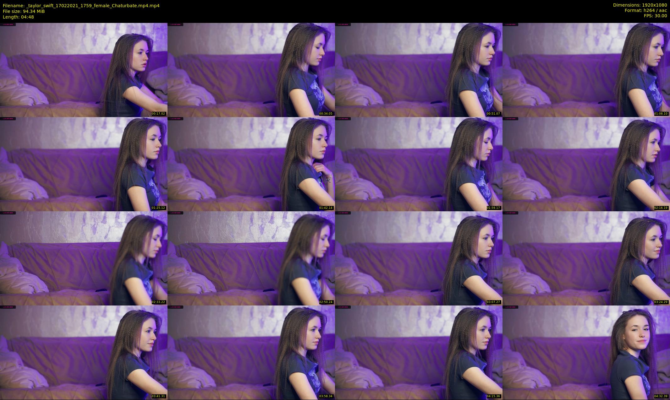 _taylor_swift — 5 minute Chaturbate female cam show recording, 1080p, Feb 17, 2021