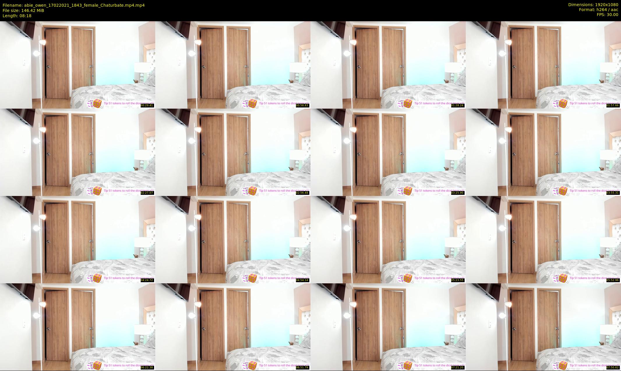 abie_owen — 9 minute Chaturbate female cam show recording, 1080p, Feb 17, 2021