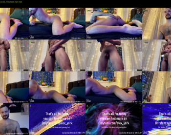 alexyork — 54 minute Chaturbate male cam show recording, 1080p, Feb 17, 2021