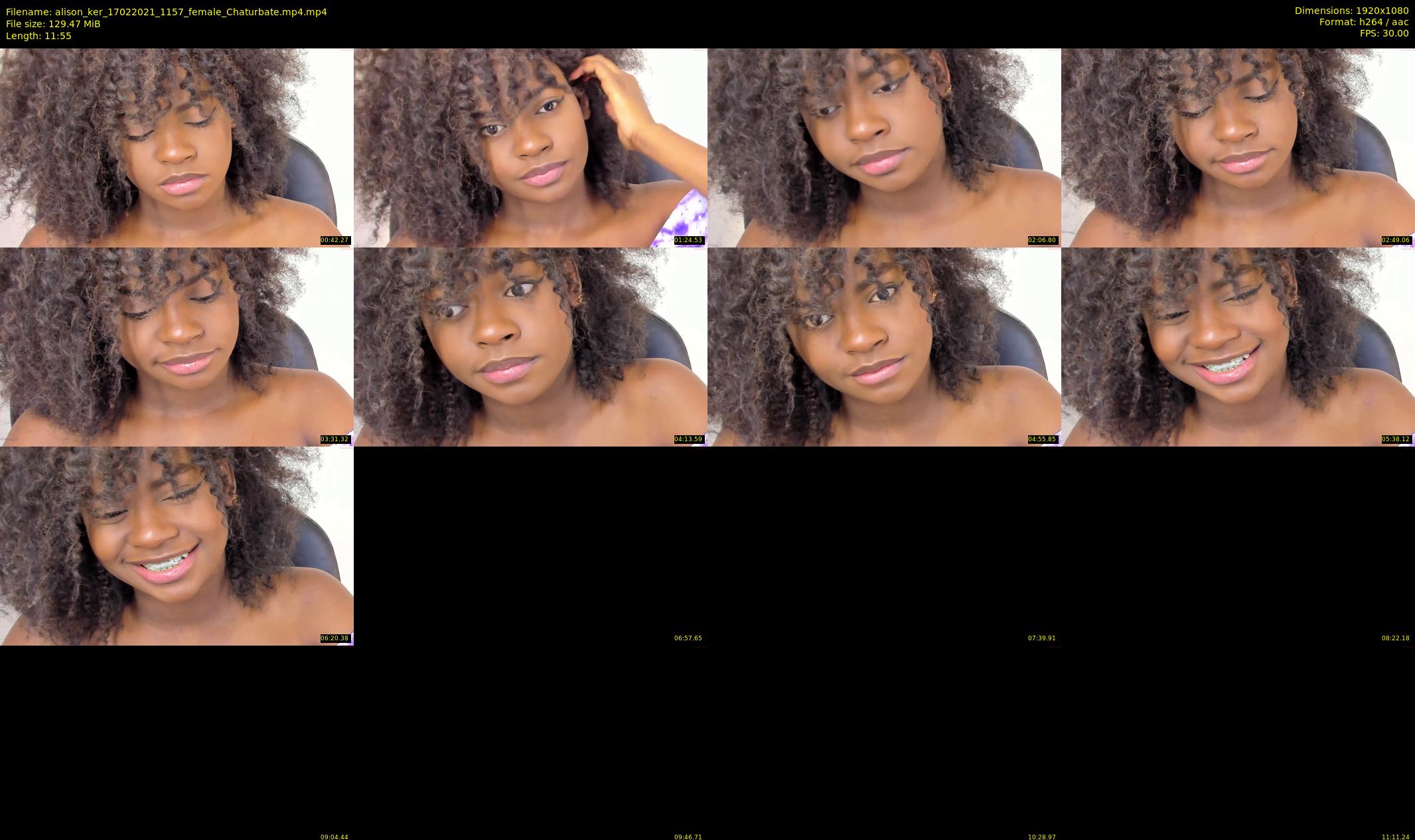 alison_ker — 12 minute Chaturbate female cam show recording, 1080p, Feb 17, 2021