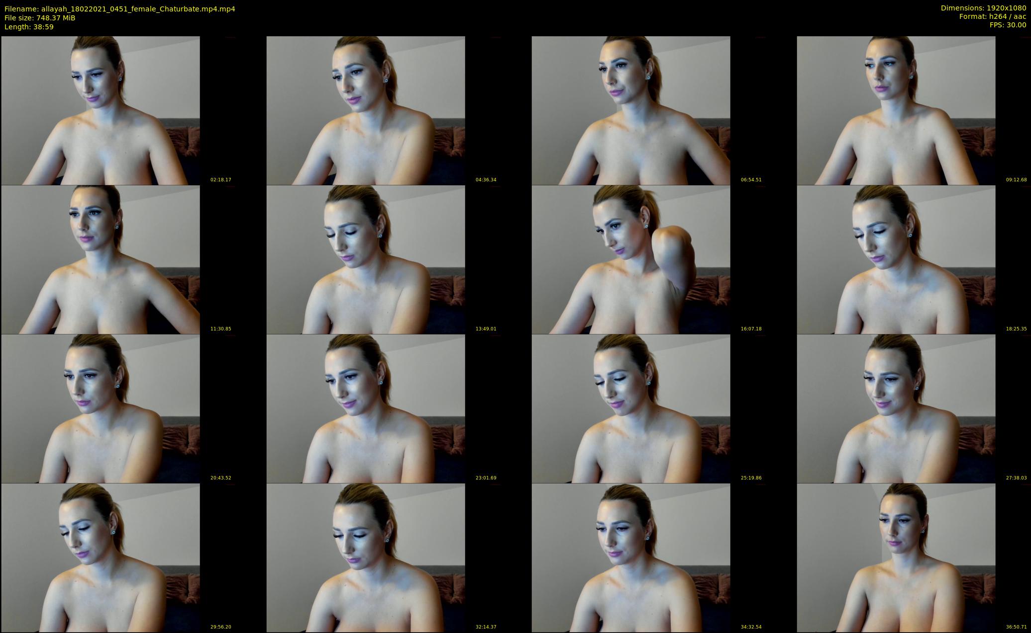 allayah — 39 minute Chaturbate female cam show recording, 1080p, Feb 18, 2021