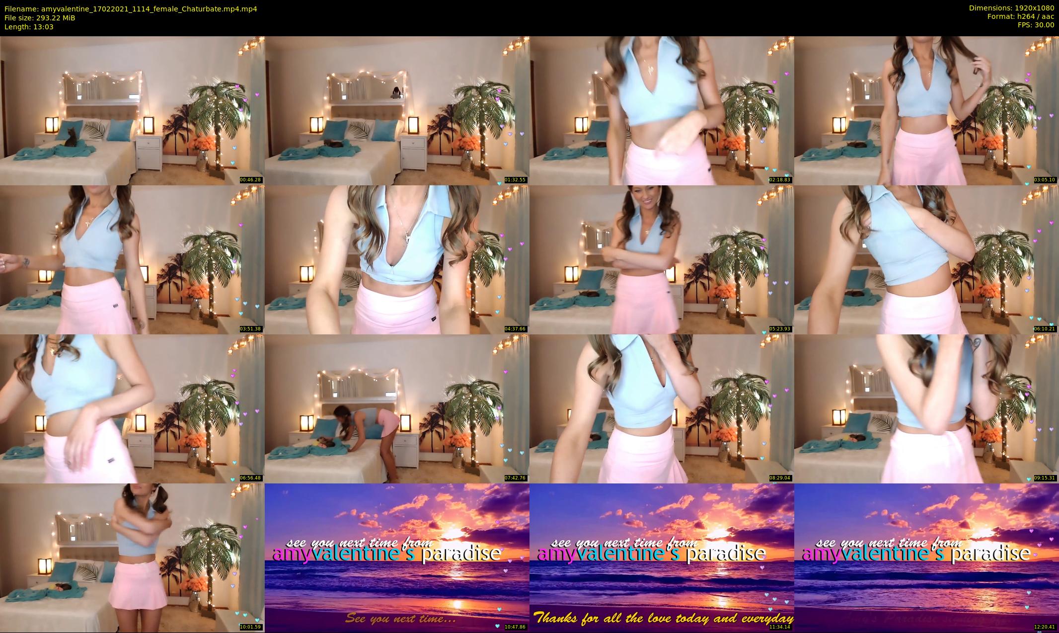 amyvalentine — 14 minute Chaturbate female cam show recording, 1080p, Feb 17, 2021