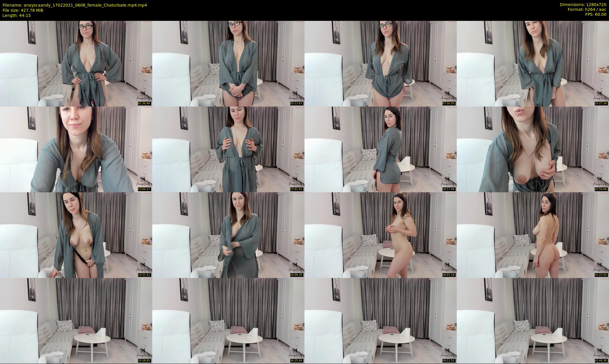 anayscaandy — 45 minute Chaturbate female cam show recording, 720p, Feb 17, 2021