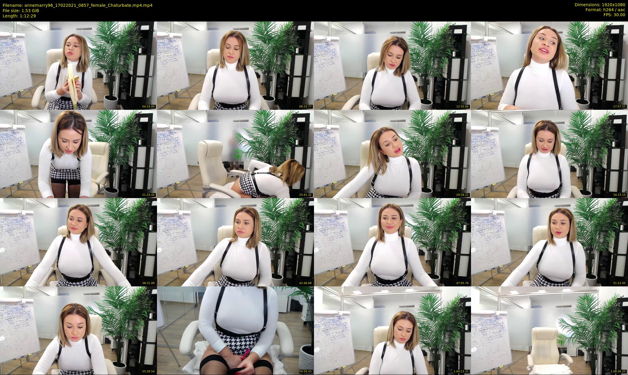 annemarry96 — 73 minute Chaturbate female cam show recording, 1080p, Feb 17, 2021