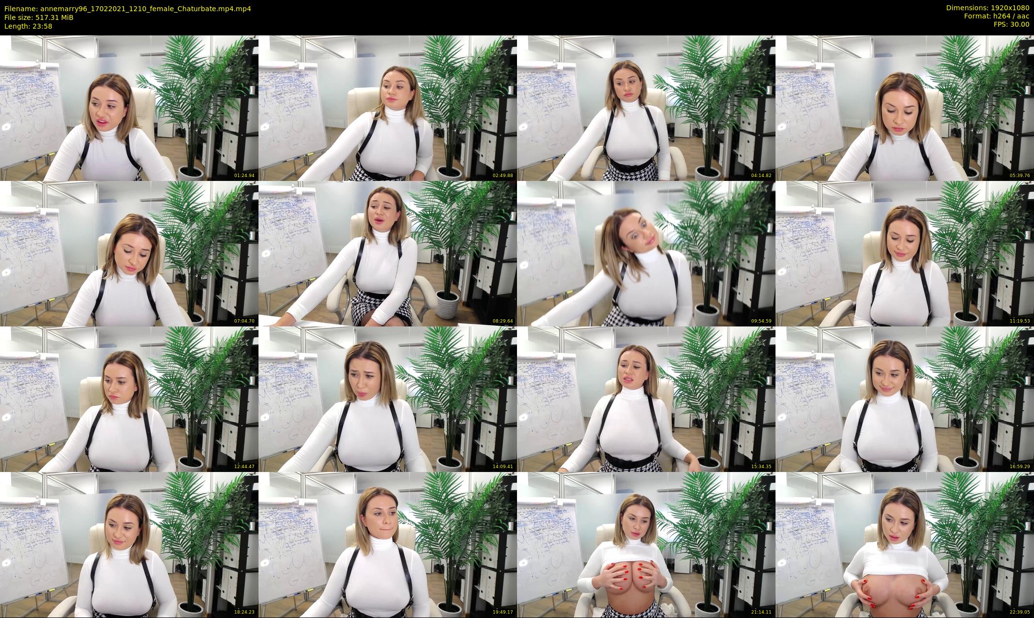 annemarry96 — 24 minute Chaturbate female cam show recording, 1080p, Feb 17, 2021