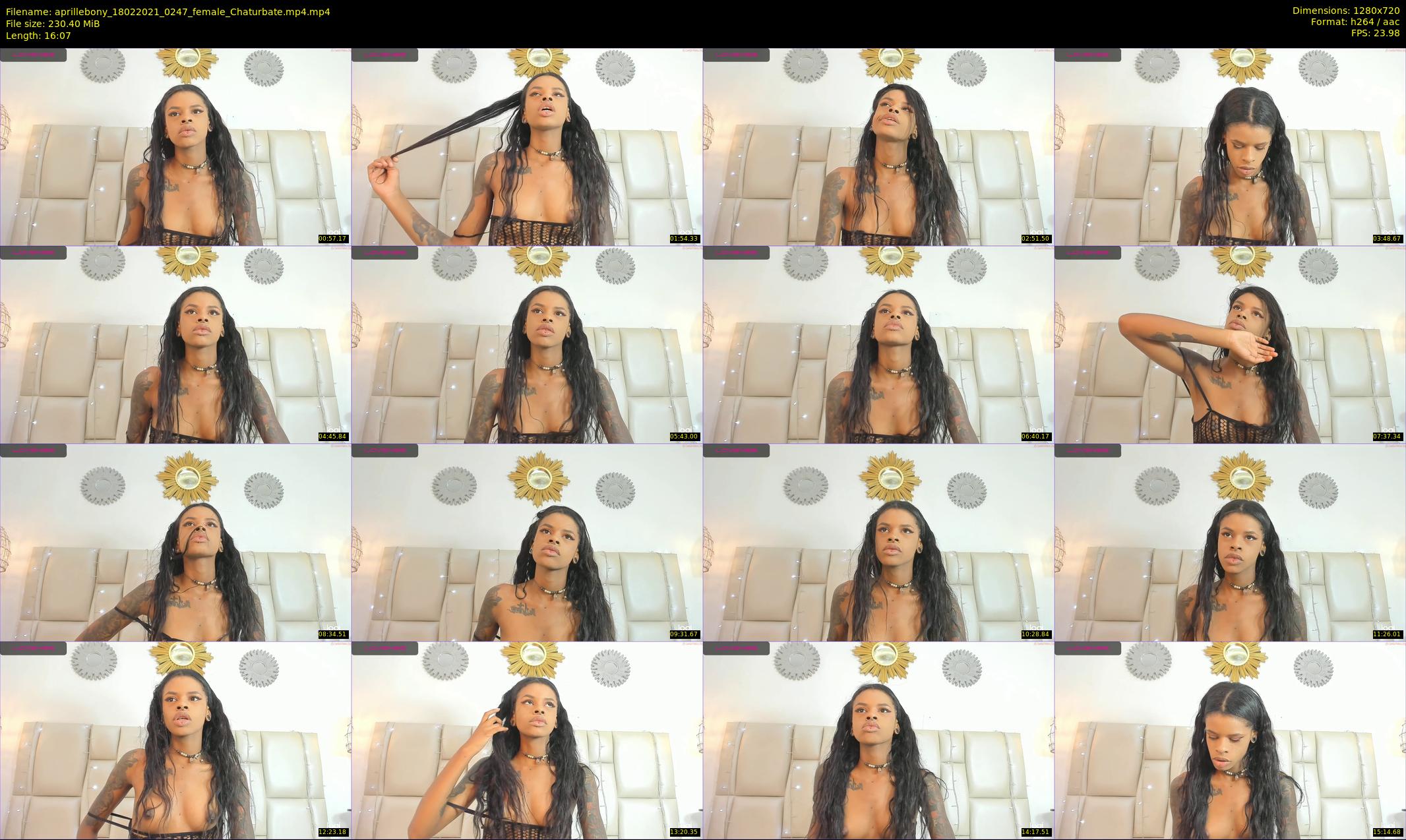 aprillebony — 17 minute Chaturbate female cam show recording, 720p, Feb 18, 2021