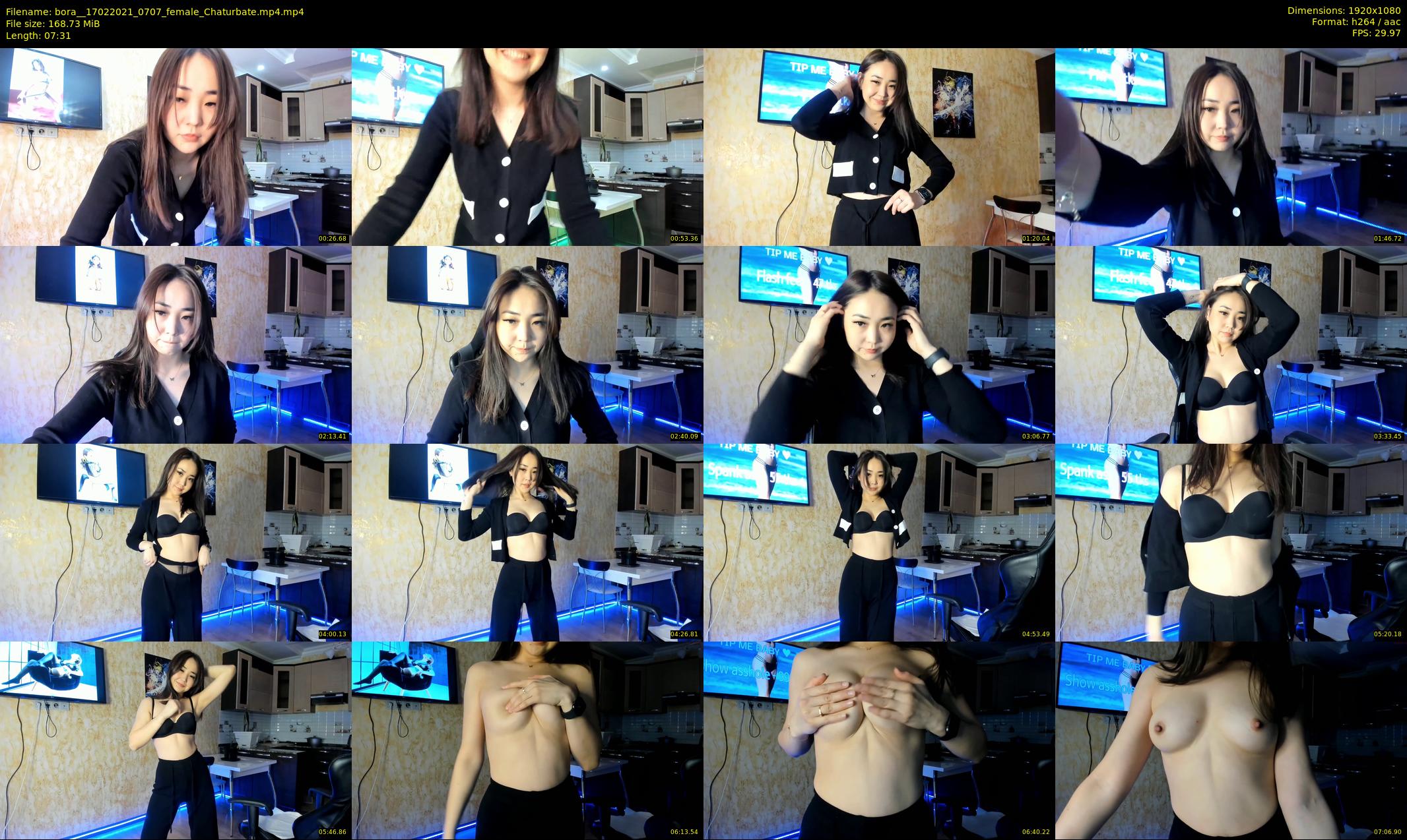 bora_ — 8 minute Chaturbate female cam show recording, 1080p, Feb 17, 2021