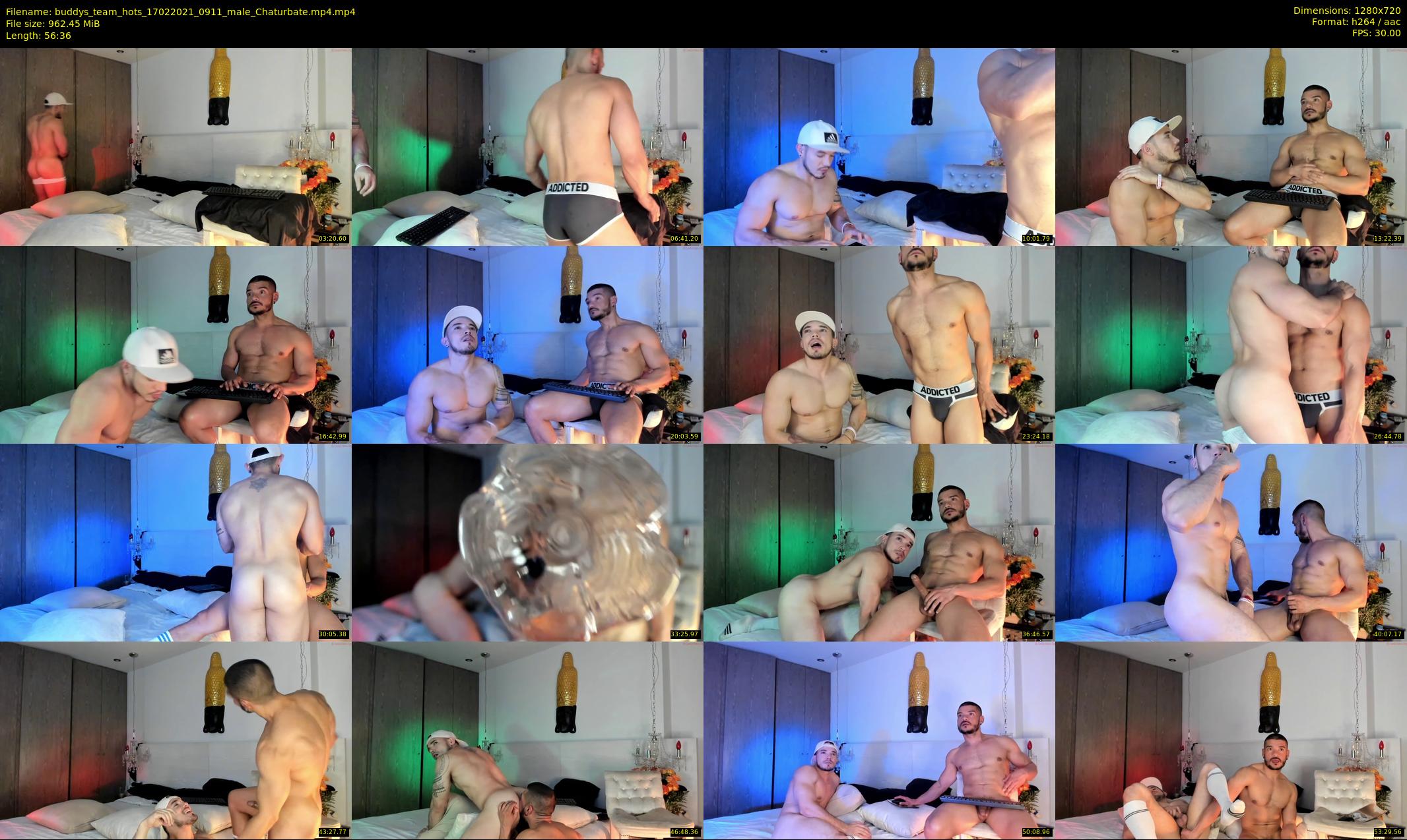 buddys_team_hots — 57 minute Chaturbate couple cam show recording, 720p, Feb 17, 2021