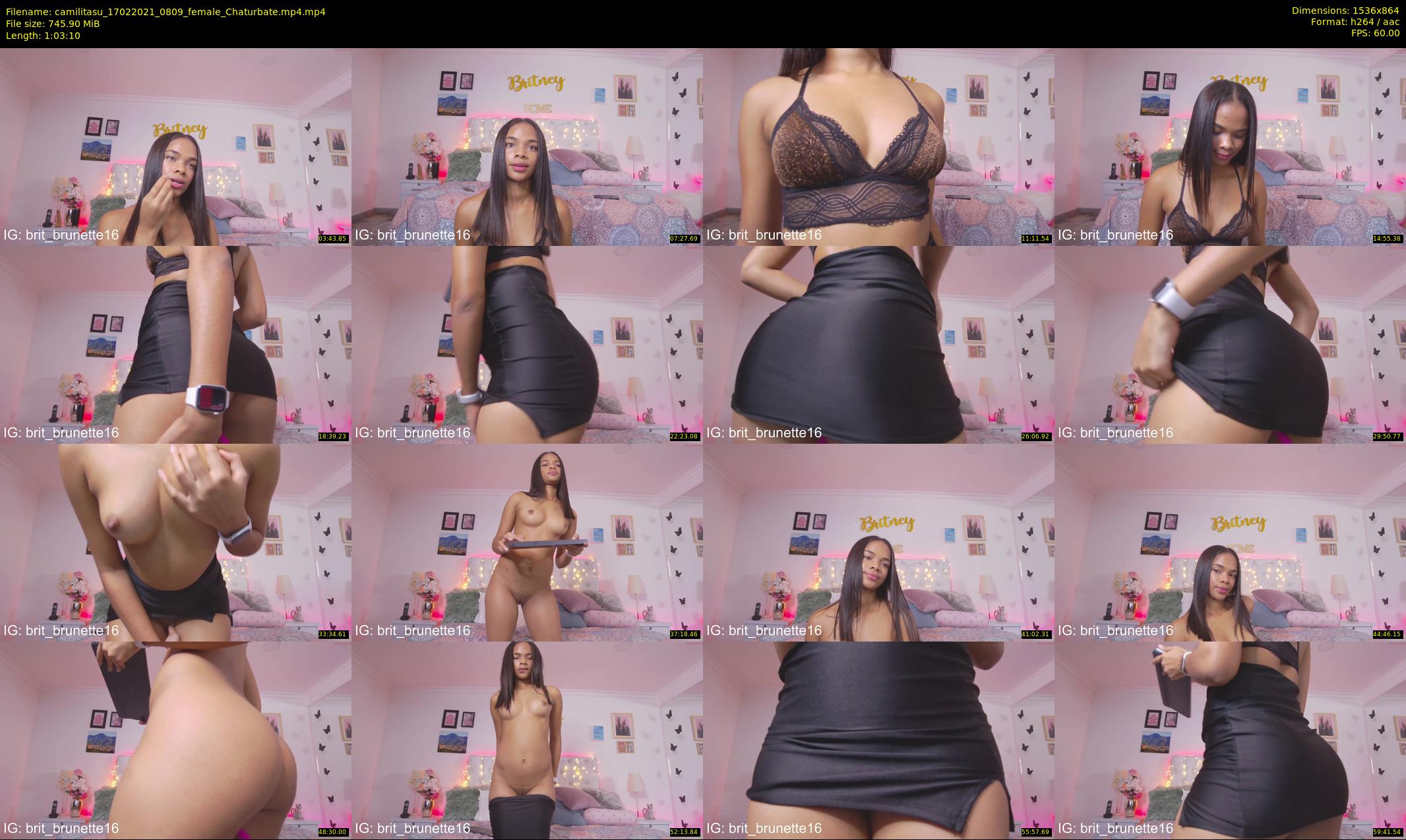 camilitasu — 64 minute Chaturbate female cam show recording, 720p, Feb 17, 2021