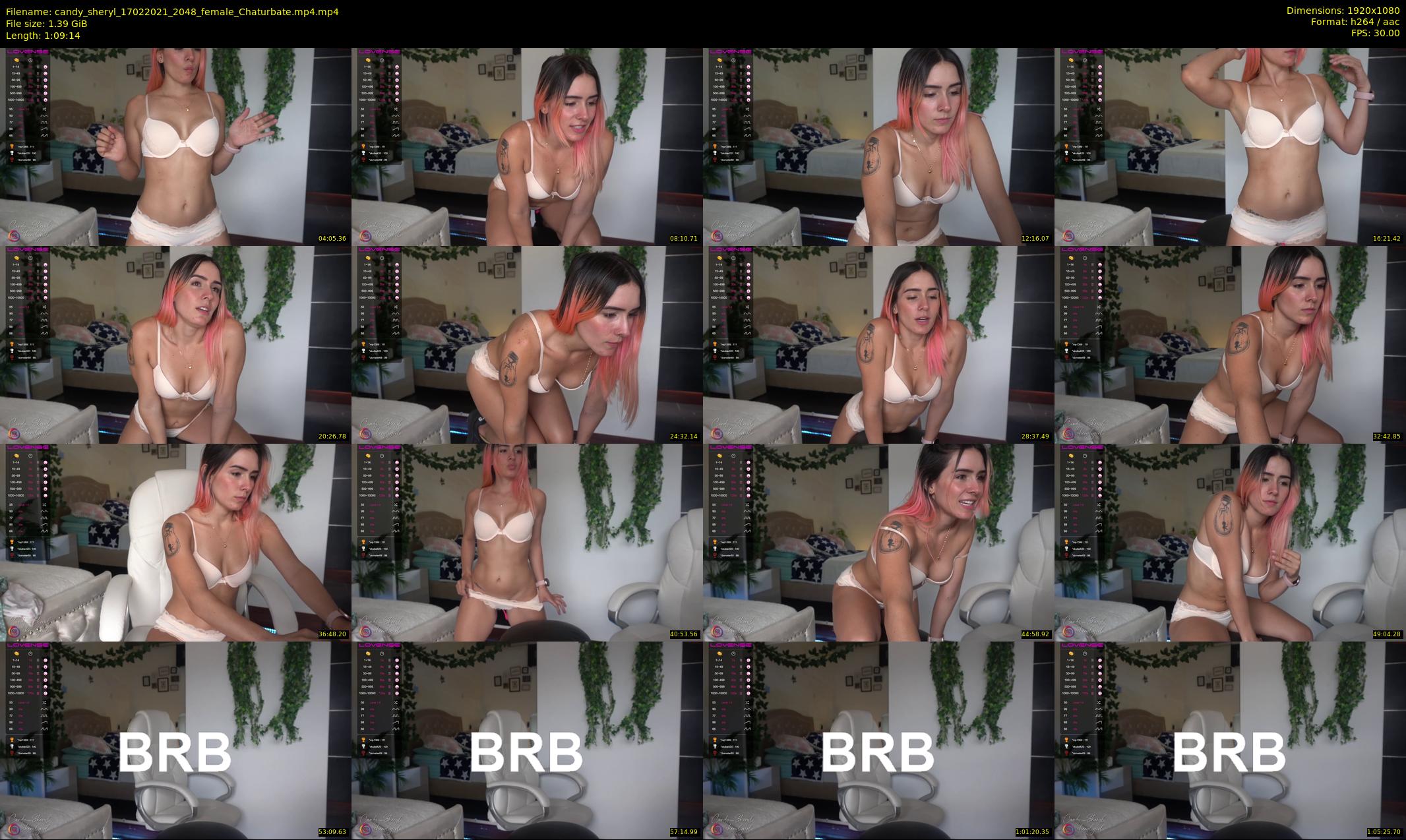 candy_sheryl — 70 minute Chaturbate female cam show recording, 1080p, Feb 17, 2021