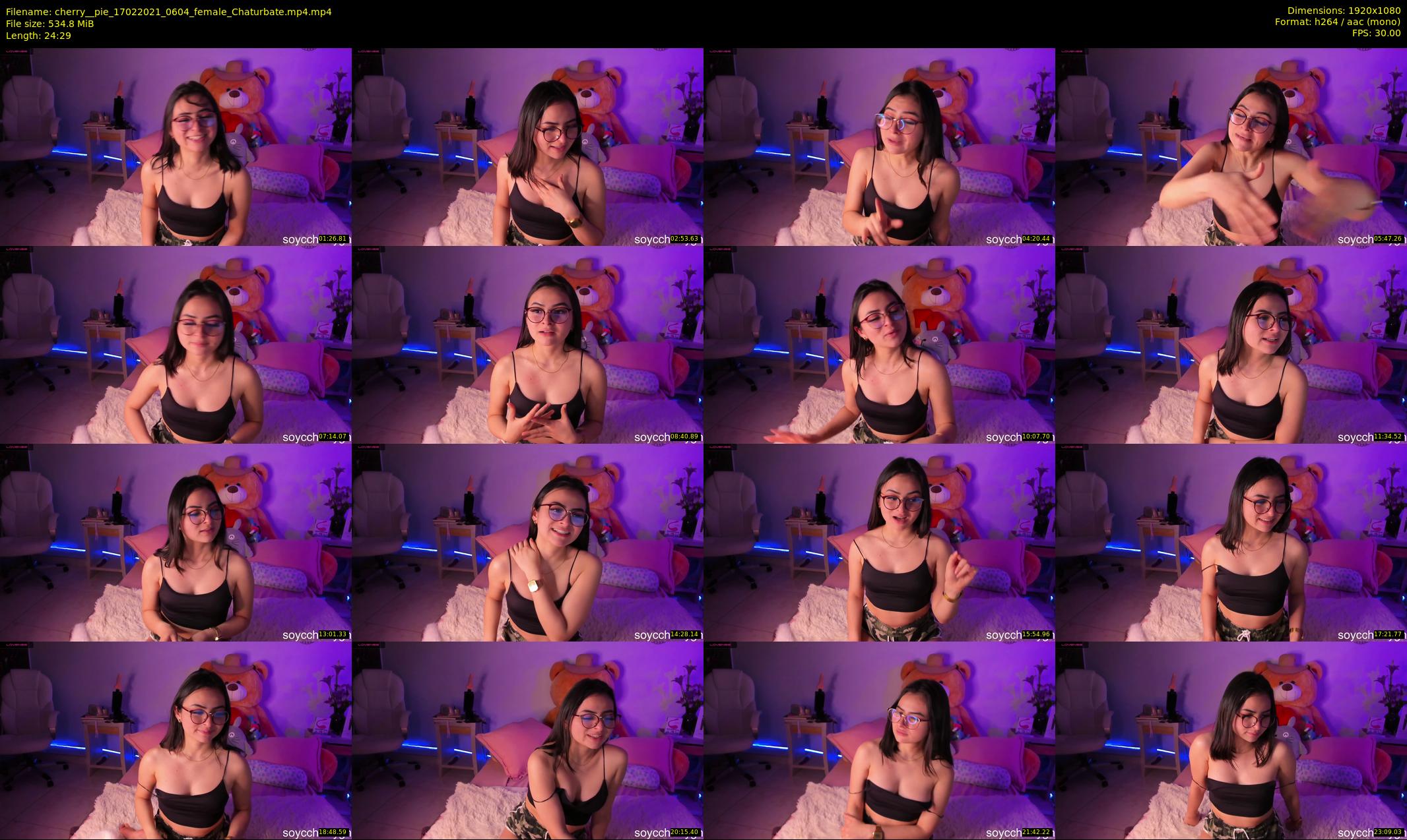 cherry__pie — 25 minute Chaturbate female cam show recording, 1080p, Feb 17, 2021