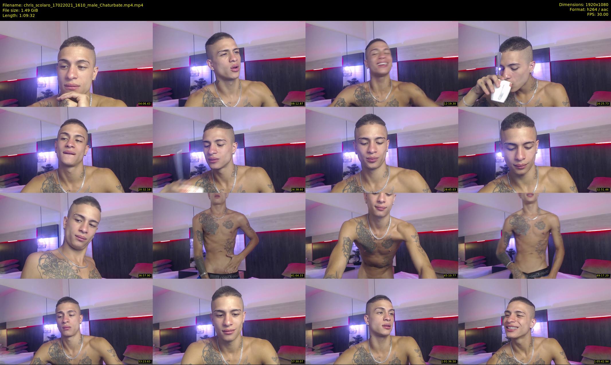 chris_scolaro — 70 minute Chaturbate male cam show recording, 1080p, Feb 17, 2021