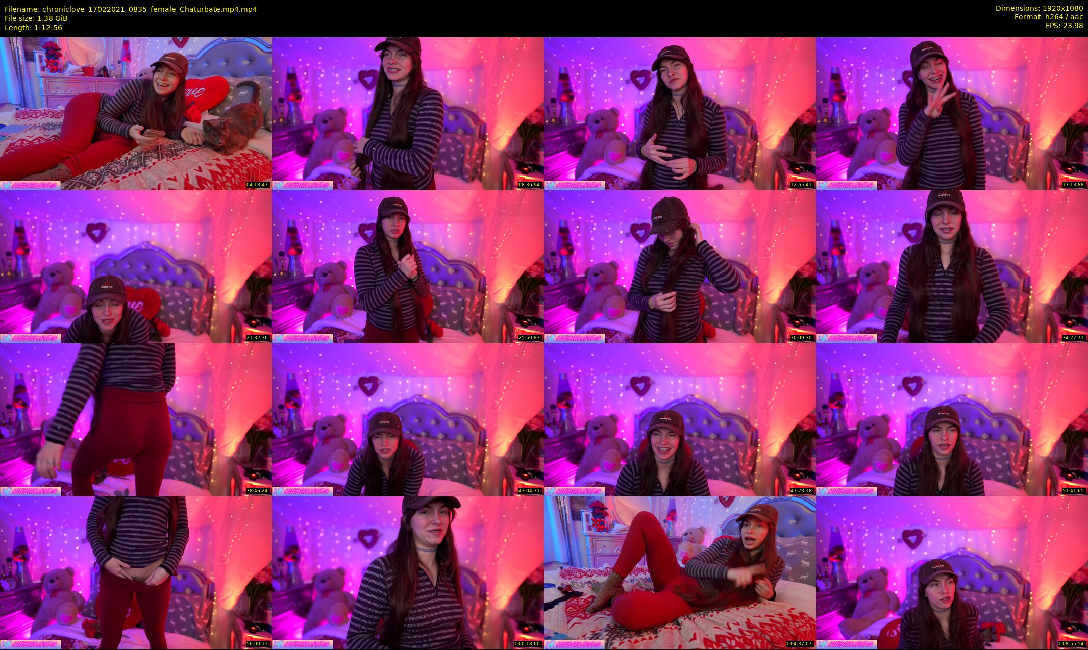 chroniclove — 73 minute Chaturbate female cam show recording, 1080p, Feb 17, 2021