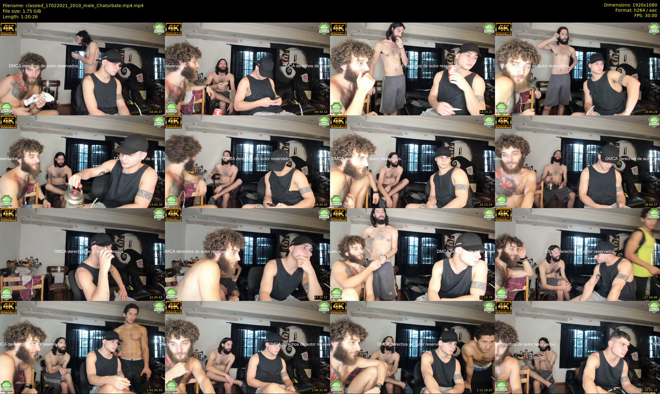 classied — 81 minute Chaturbate male cam show recording, 1080p, Feb 17, 2021