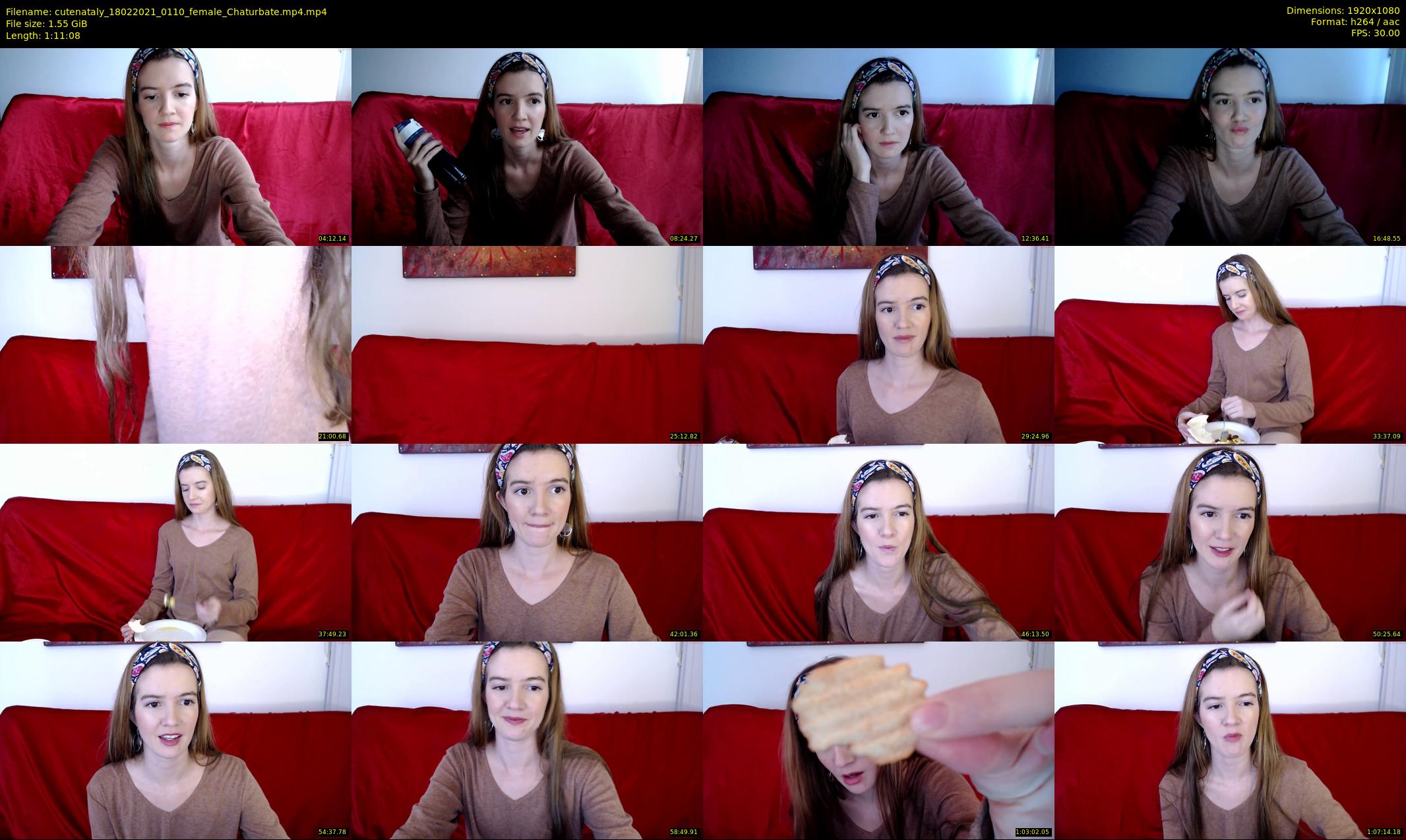 cutenataly — 72 minute Chaturbate female cam show recording, 1080p, Feb 18, 2021
