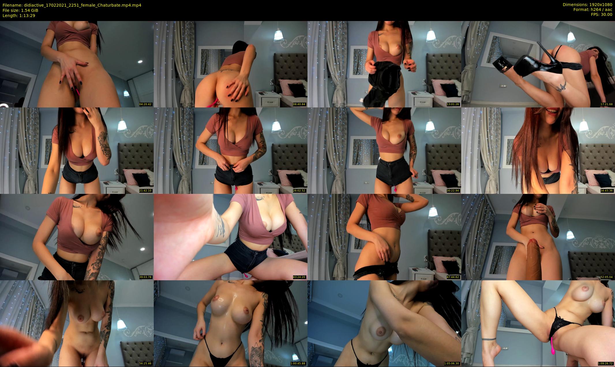 didiactive — 74 minute Chaturbate female cam show recording, 1080p, Feb 17, 2021