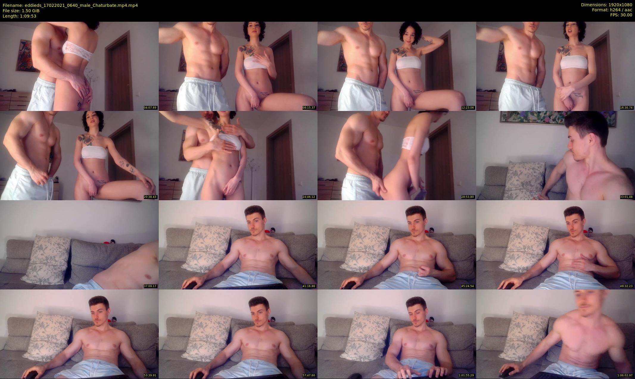 eddieds — 70 minute Chaturbate male cam show recording, 1080p, Feb 17, 2021