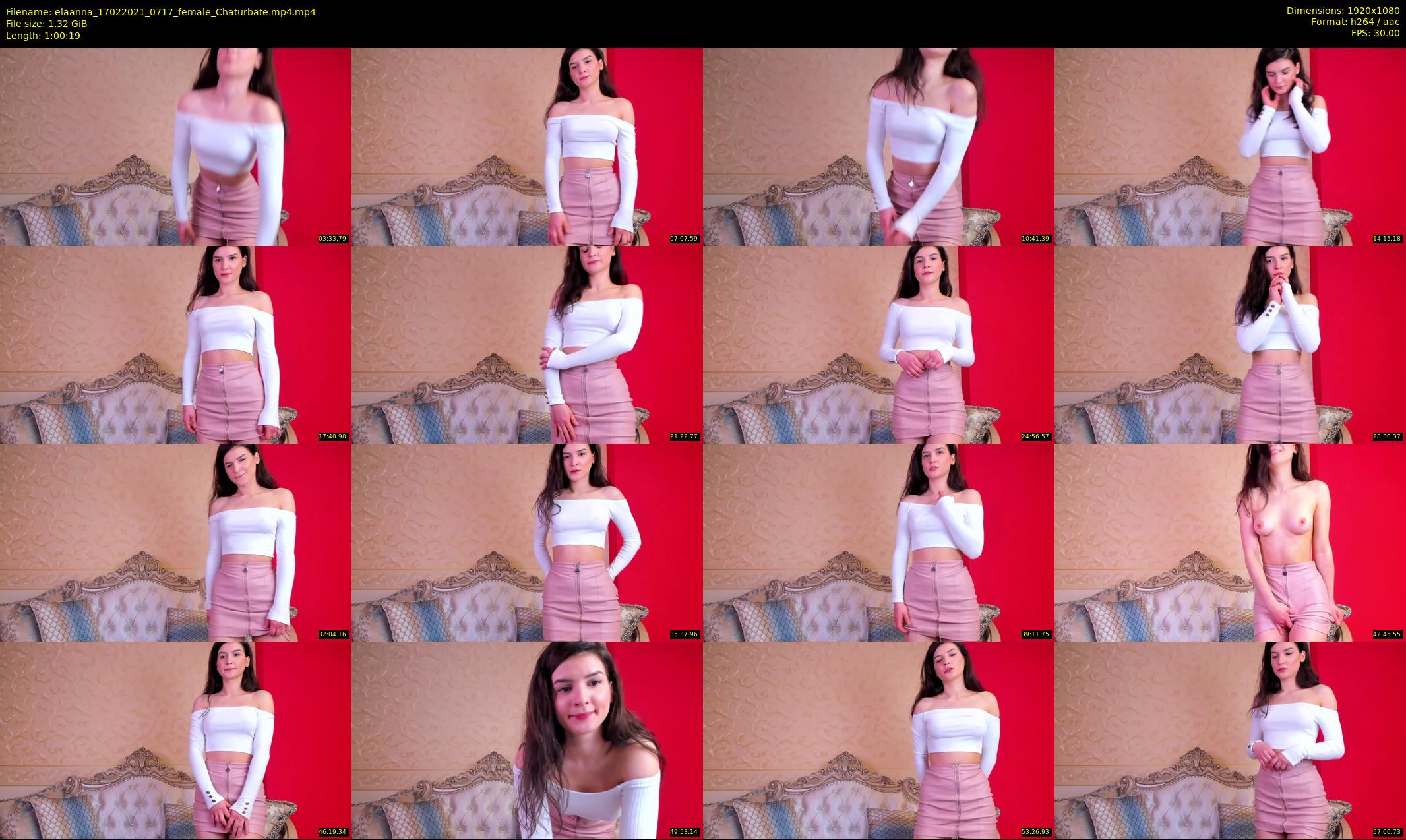 elaanna — 61 minute Chaturbate female cam show recording, 1080p, Feb 17, 2021