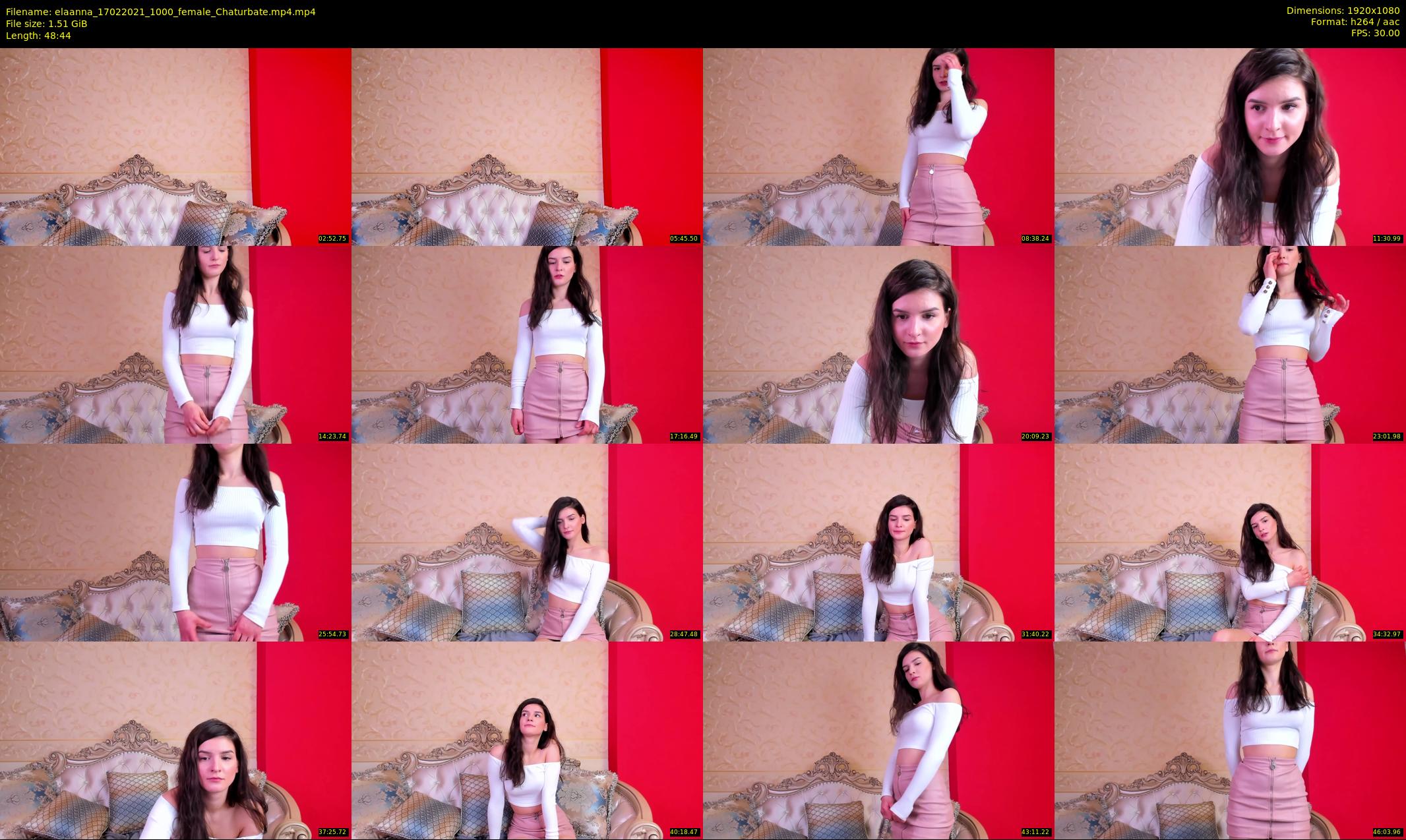 elaanna — 49 minute Chaturbate female cam show recording, 1080p, Feb 17, 2021