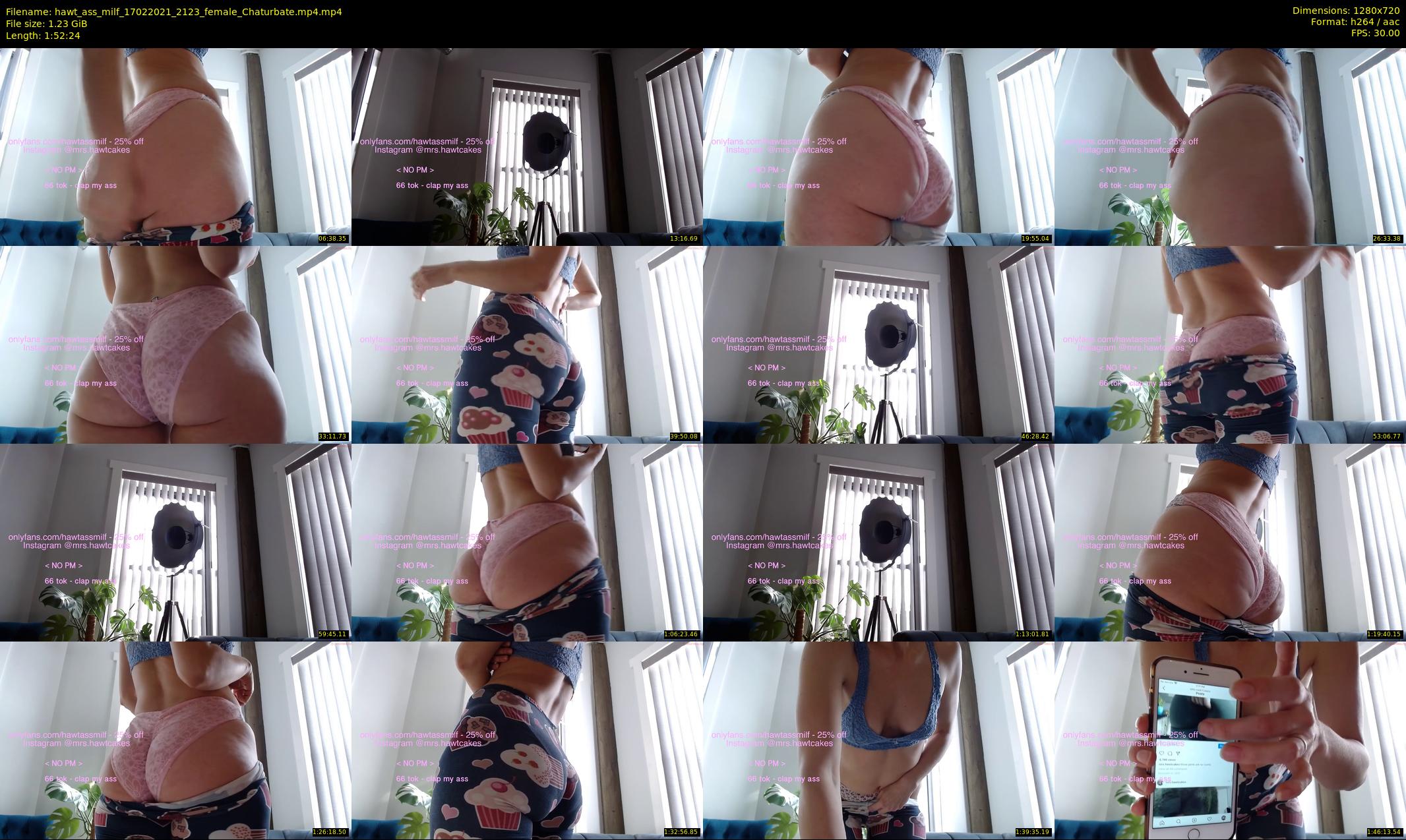 hawt_ass_milf — 113 minute Chaturbate female cam show recording, 720p, Feb 17, 2021