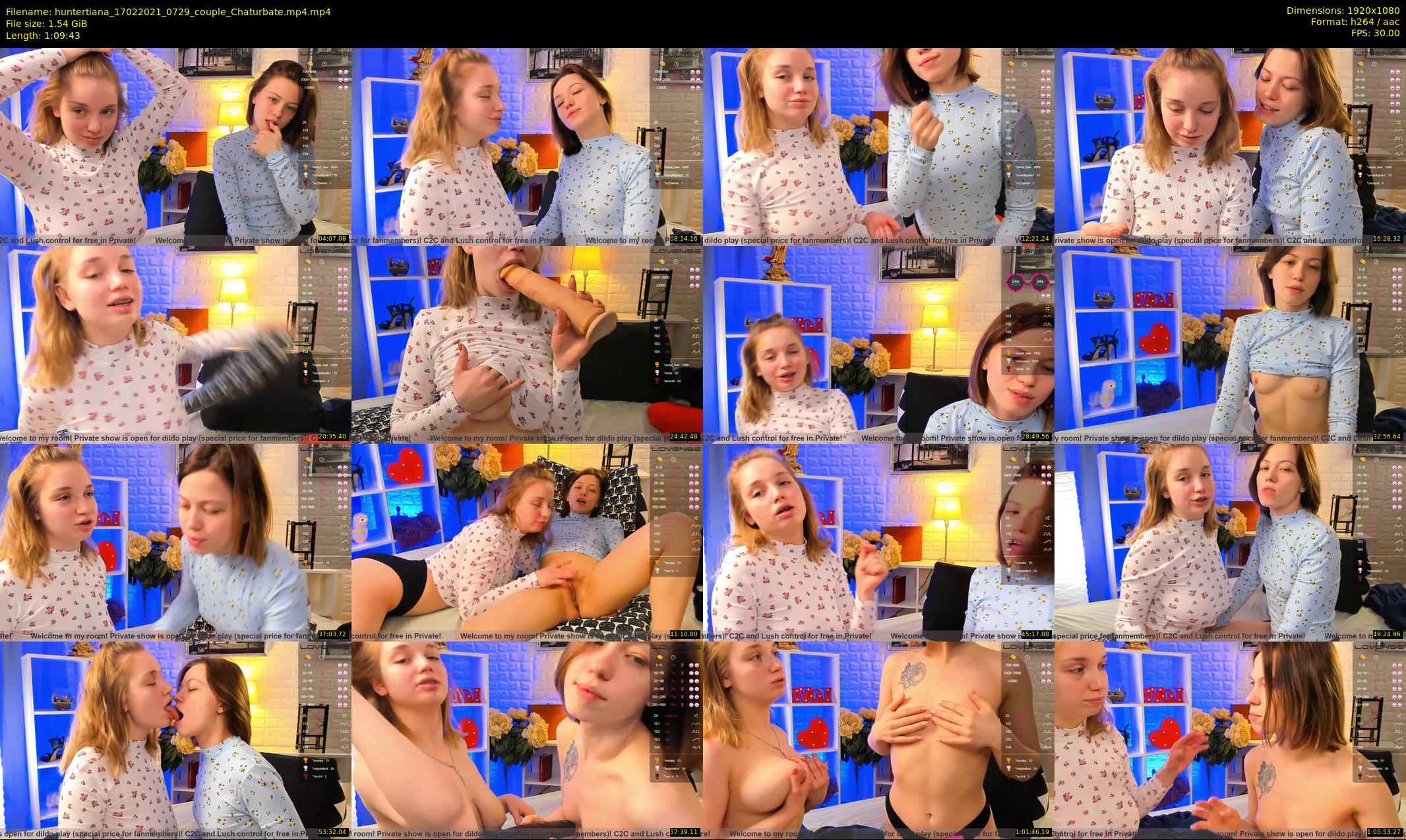 huntertiana — 70 minute Chaturbate female cam show recording, 1080p, Feb 17, 2021