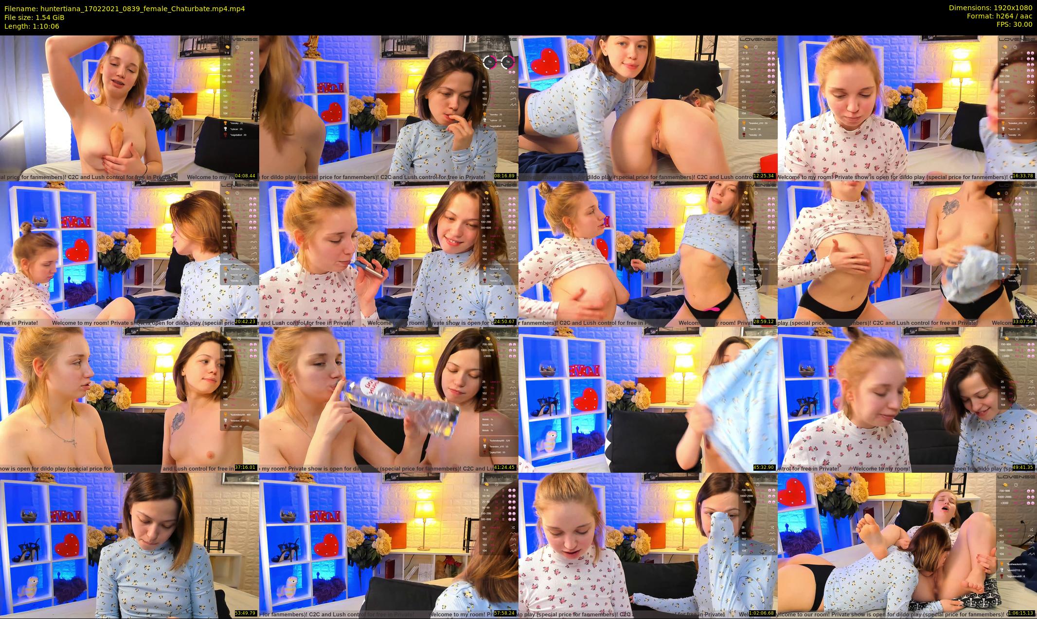 huntertiana — 71 minute Chaturbate female cam show recording, 1080p, Feb 17, 2021