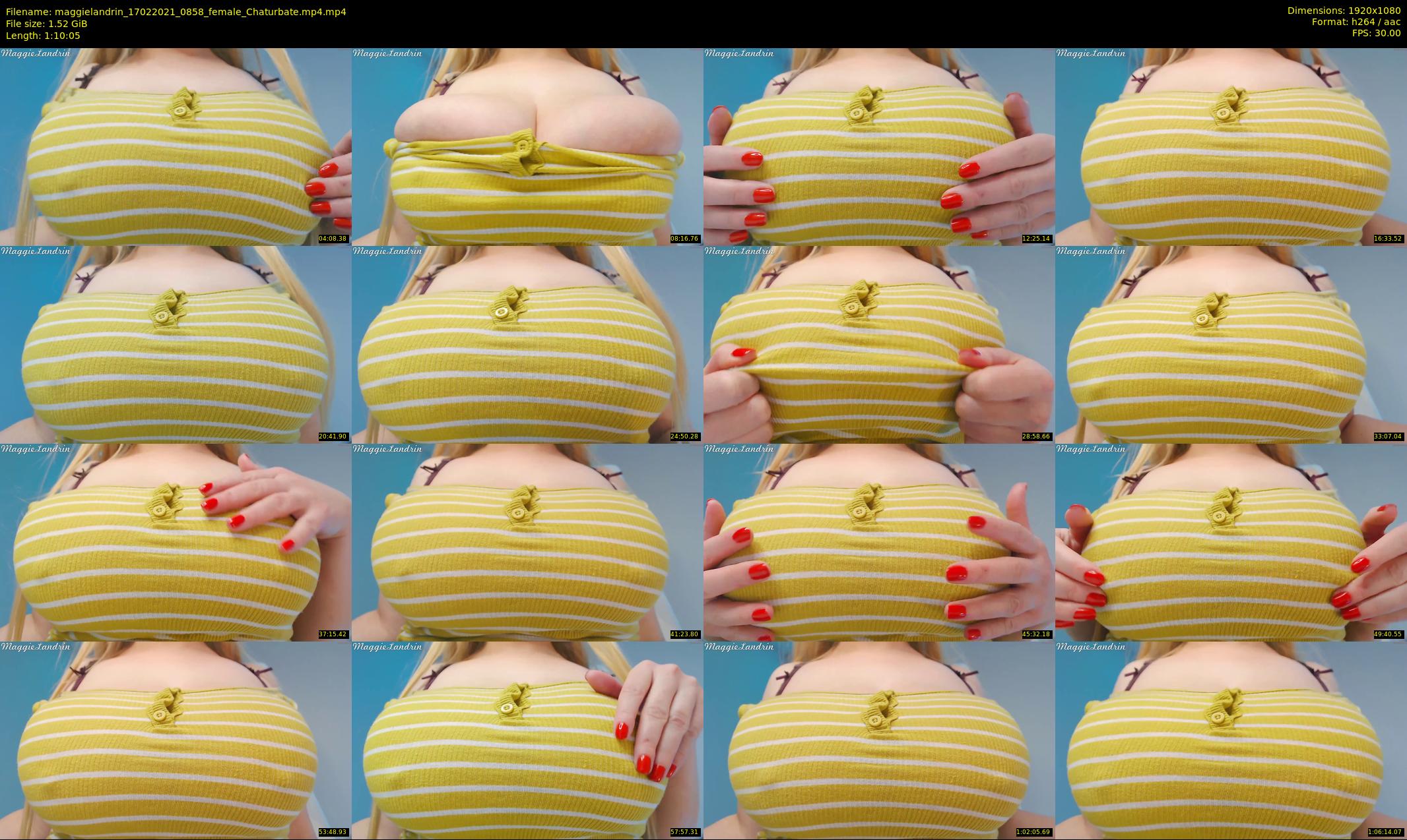 maggielandrin — 71 minute Chaturbate female cam show recording, 1080p, Feb 17, 2021