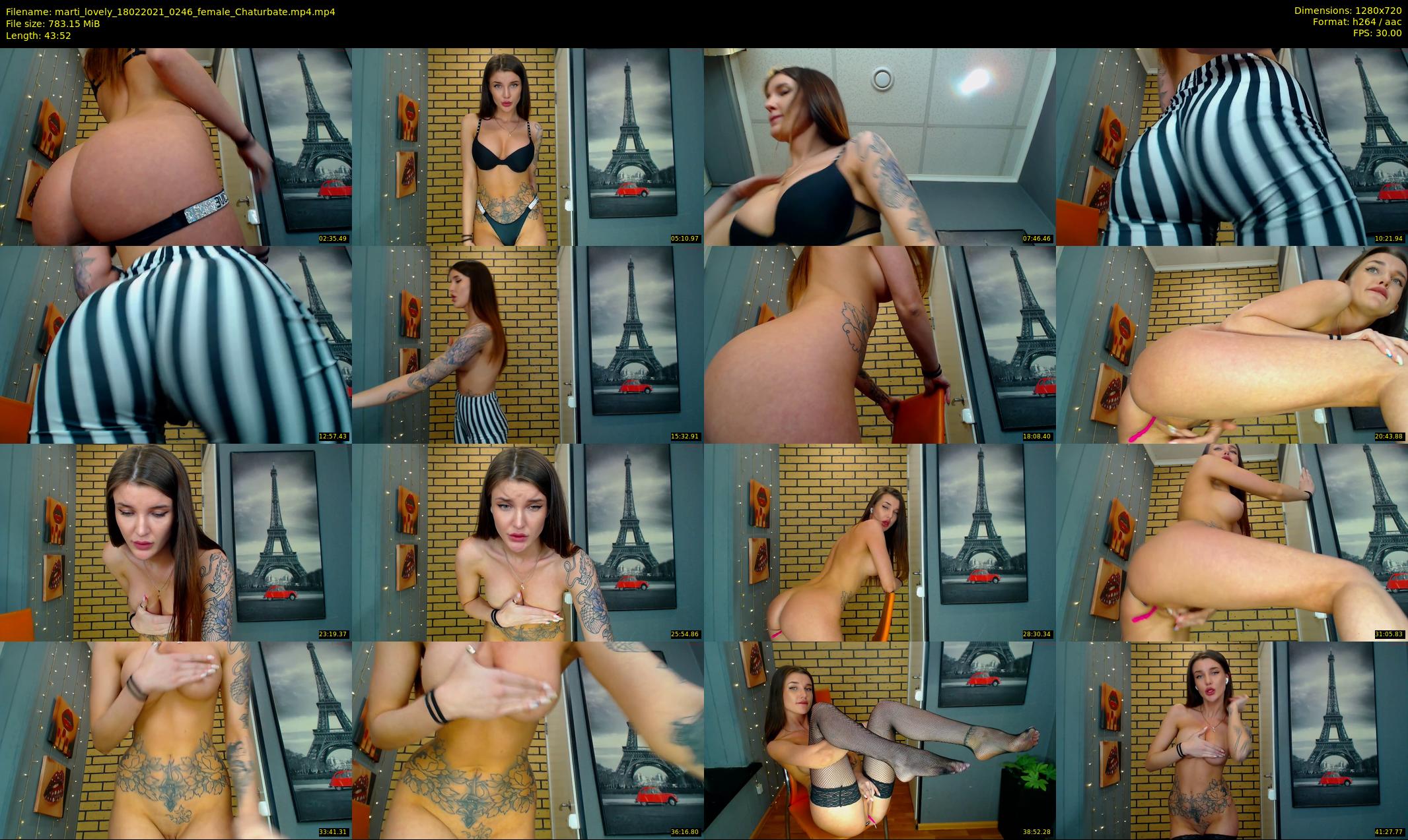 marti_lovely — 44 minute Chaturbate female cam show recording, 720p, Feb 18, 2021