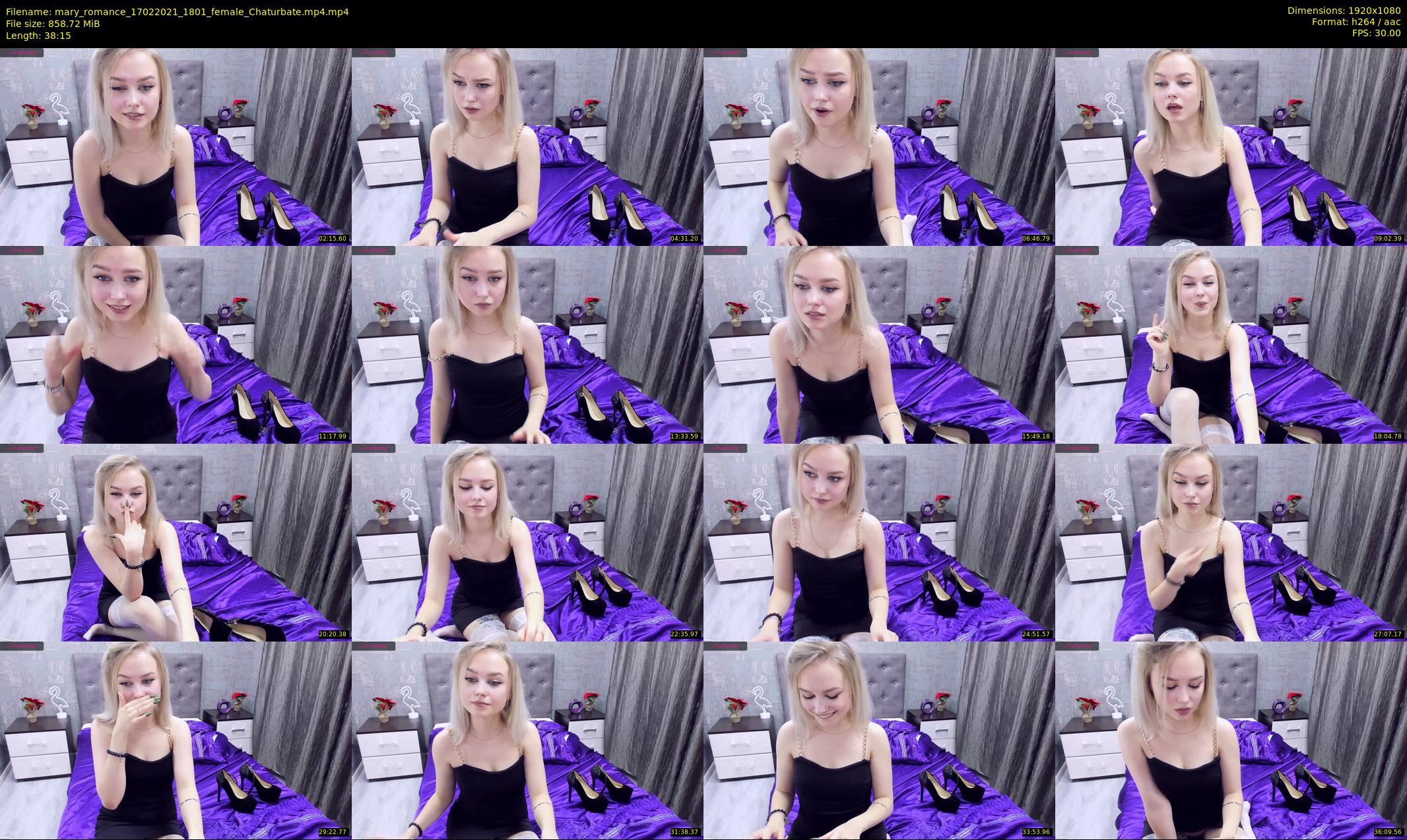 mary_romance — 39 minute Chaturbate female cam show recording, 1080p, Feb 17, 2021
