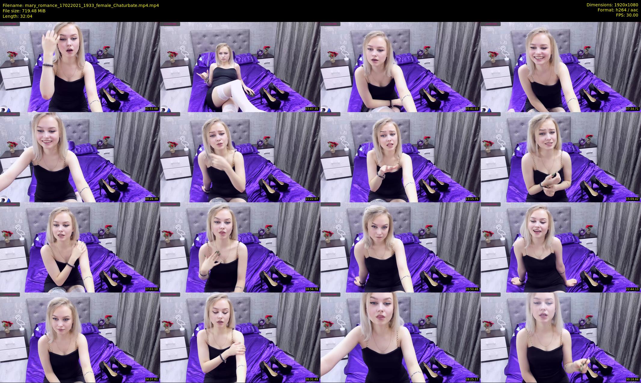mary_romance — 33 minute Chaturbate female cam show recording, 1080p, Feb 17, 2021