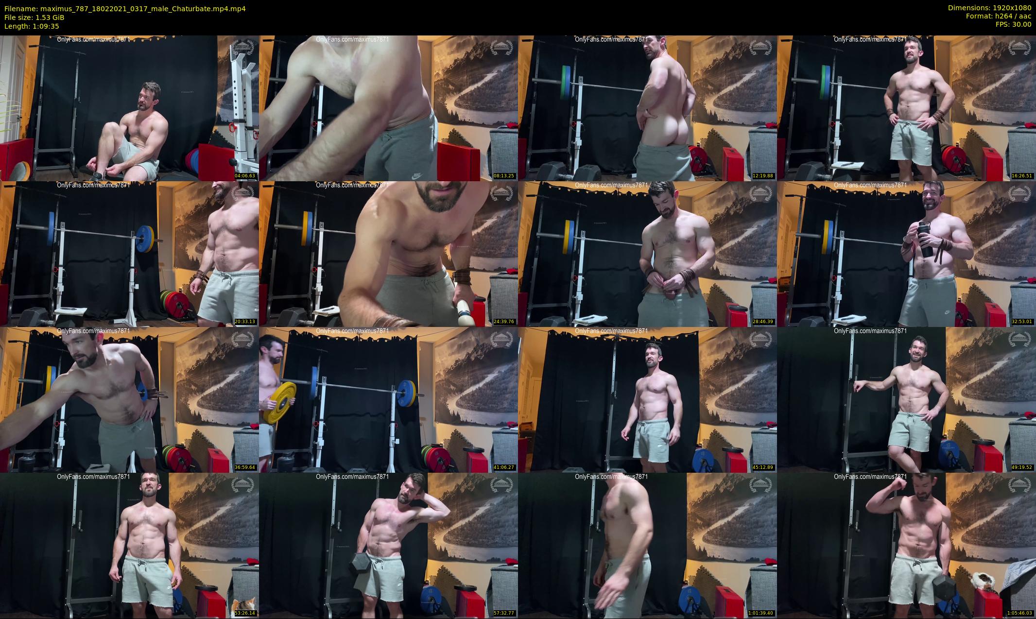 maximus_787 — 70 minute Chaturbate male cam show recording, 1080p, Feb 18, 2021