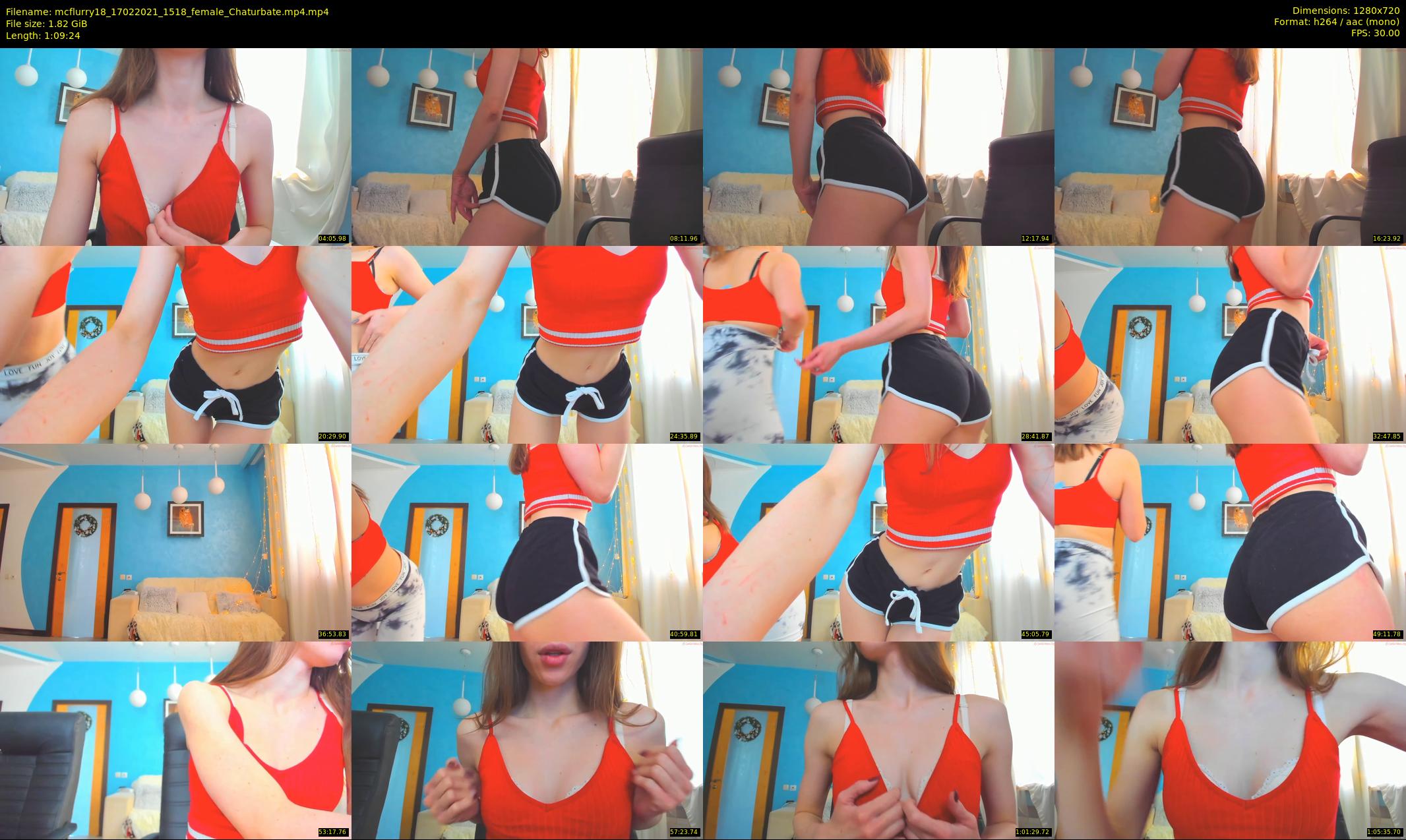 mcflurry18 — 70 minute Chaturbate female cam show recording, 720p, Feb 17, 2021