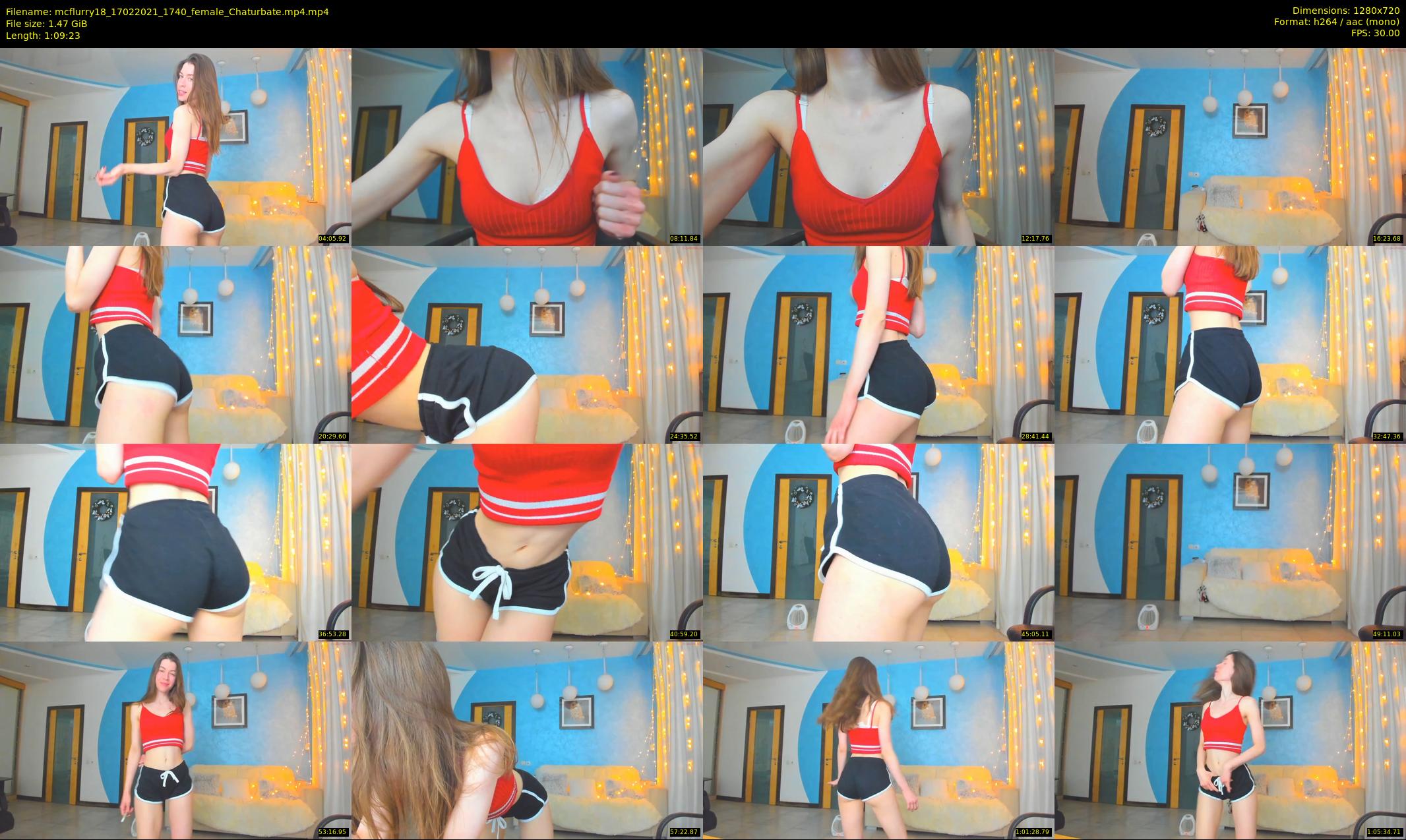 mcflurry18 — 70 minute Chaturbate female cam show recording, 720p, Feb 17, 2021
