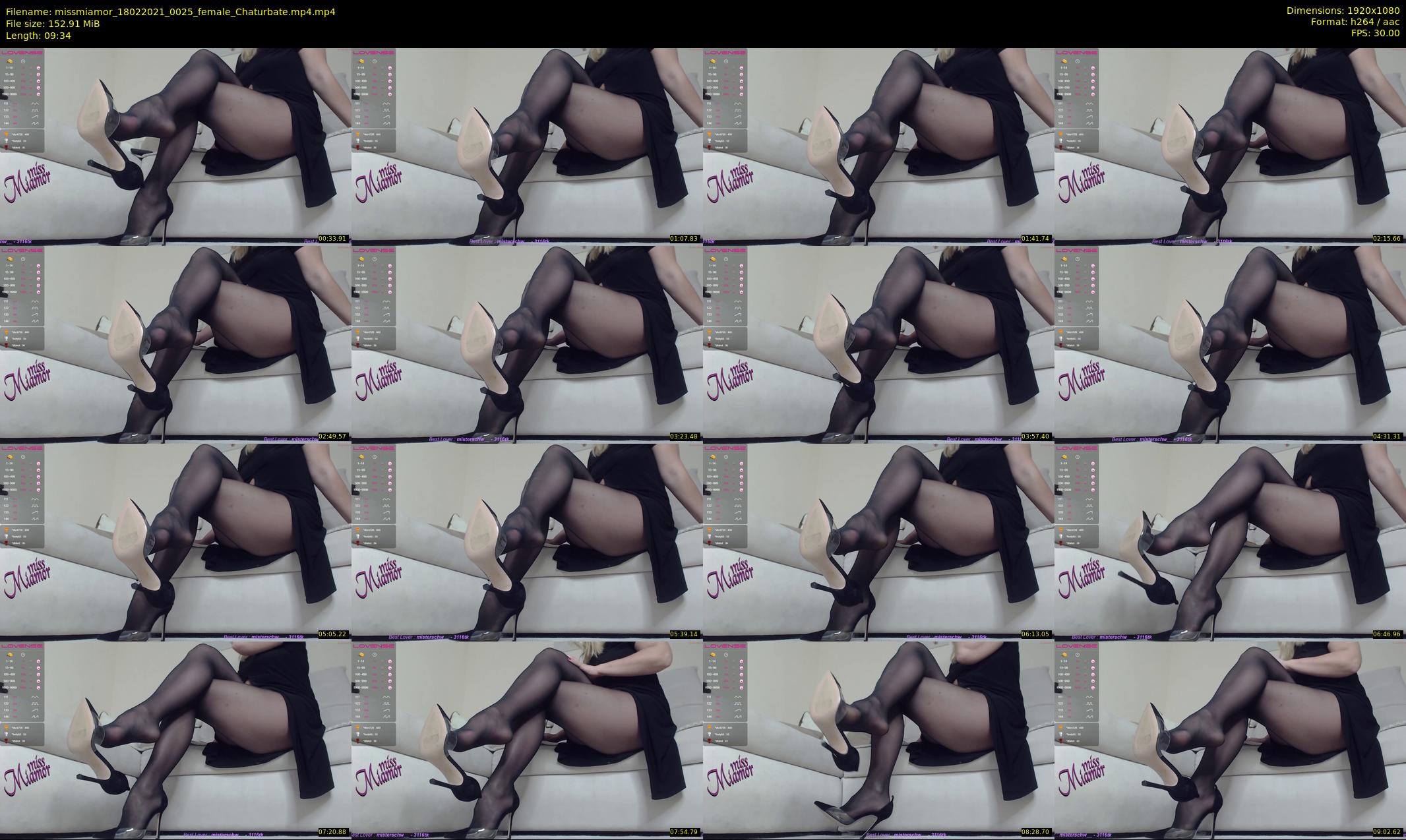 missmiamor — 10 minute Chaturbate female cam show recording, 1080p, Feb 18, 2021