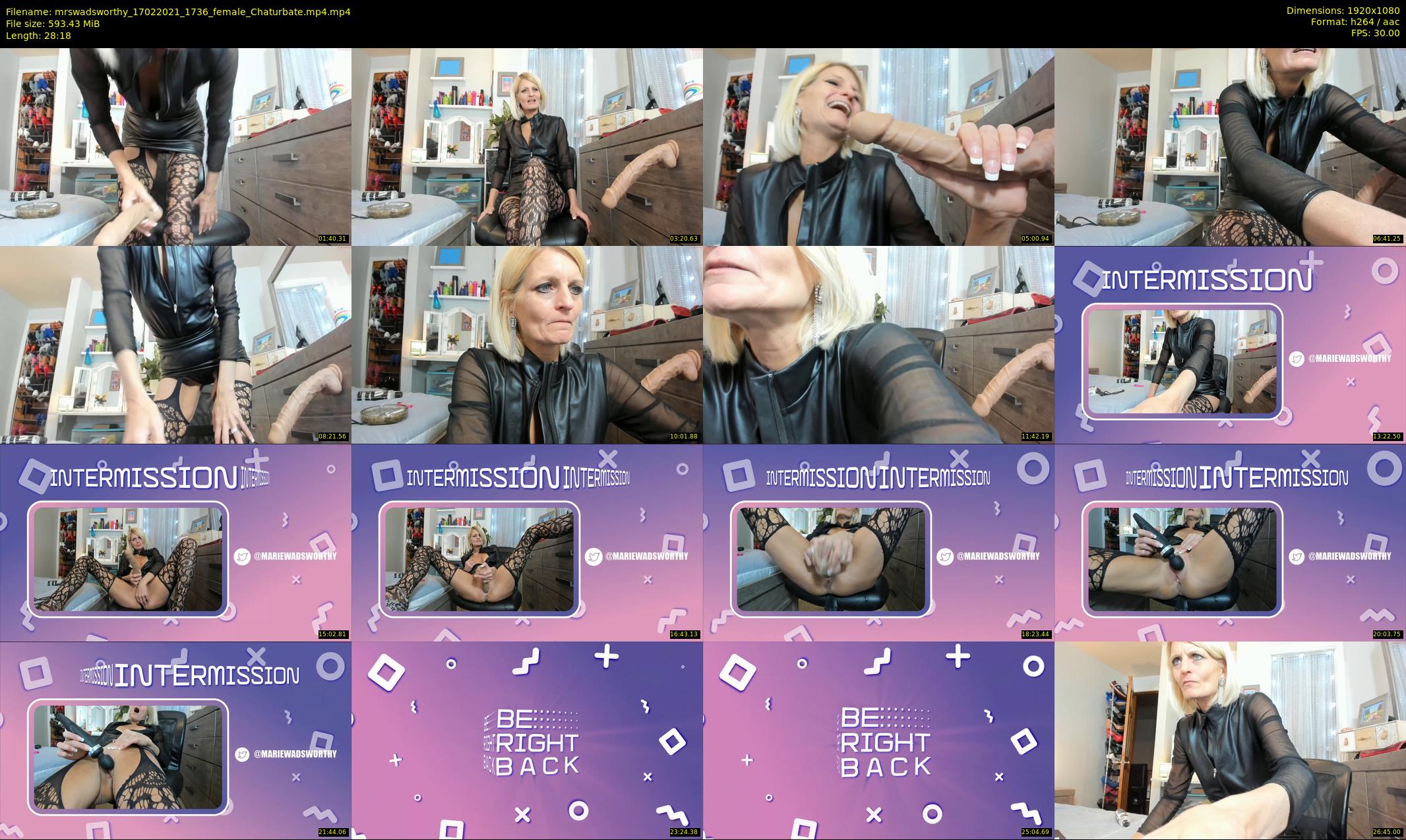 mrswadsworthy — 29 minute Chaturbate female cam show recording, 1080p, Feb 17, 2021