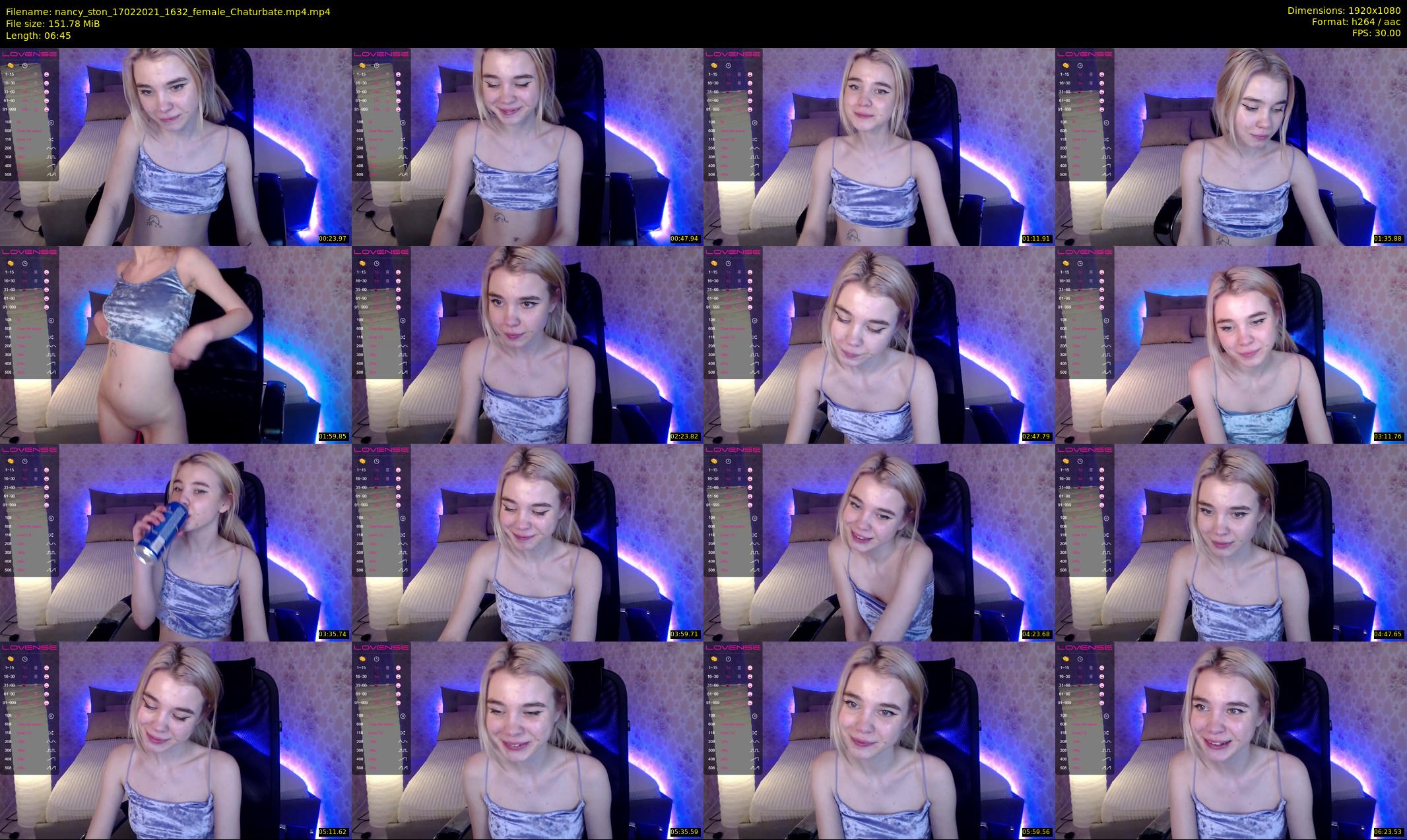 nancy_ston — 7 minute Chaturbate female cam show recording, 1080p, Feb 17, 2021